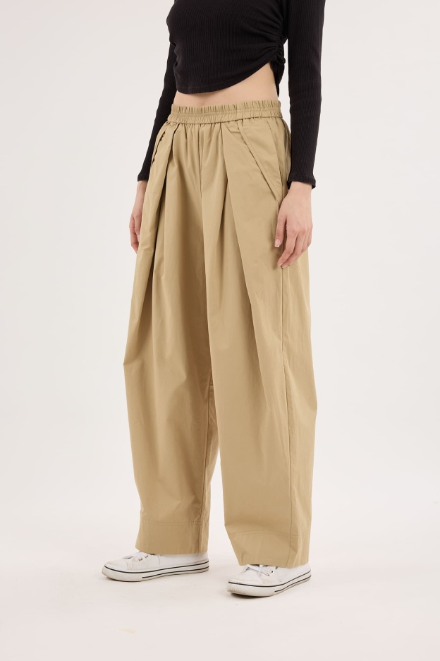 Pale Khaki Capsule Baggy Pants