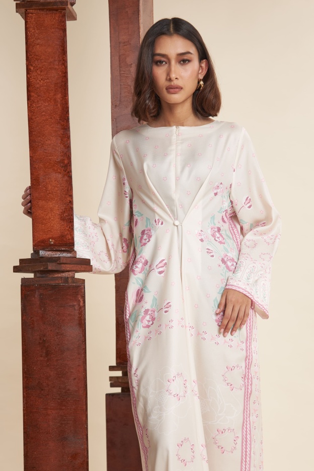 Yaris Buttercream Long Dress