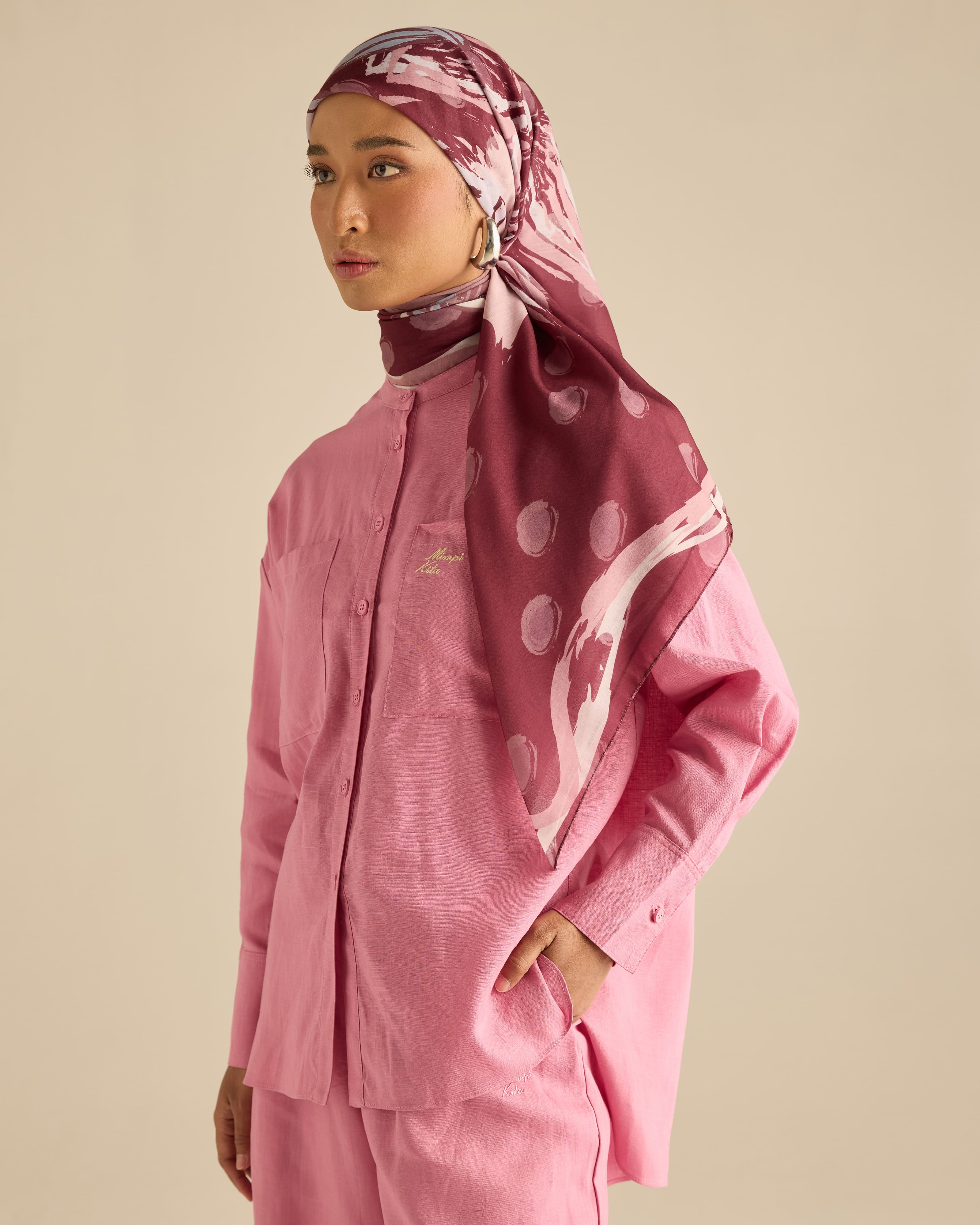 Mila Soft Pink Linen Shirt