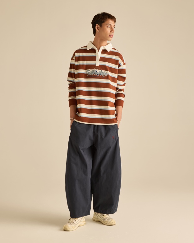 Stripes Collared Rugby Shirt