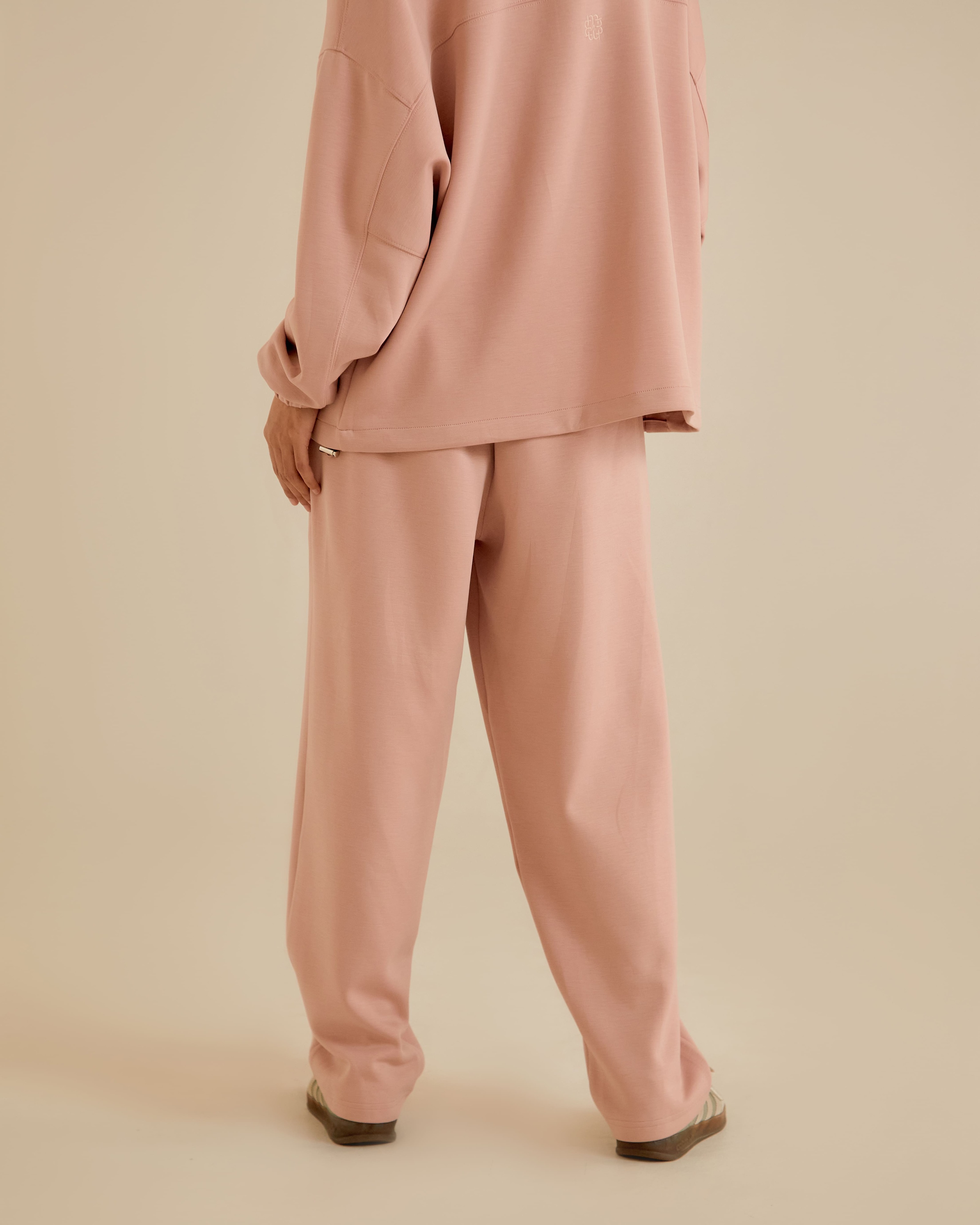 Jara Dusty Pink Tapered Pants