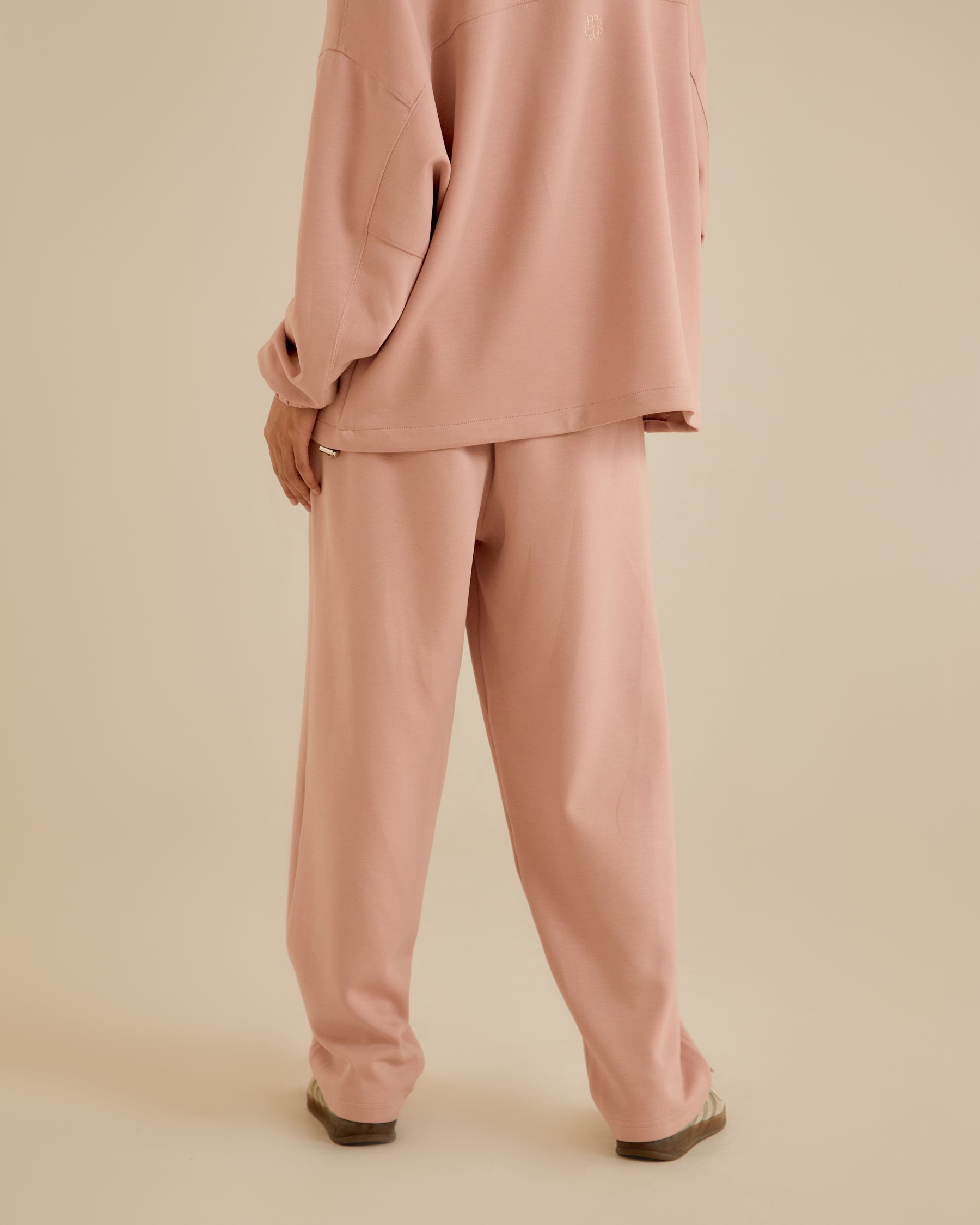 Jara Dusty Pink Tapered Pants