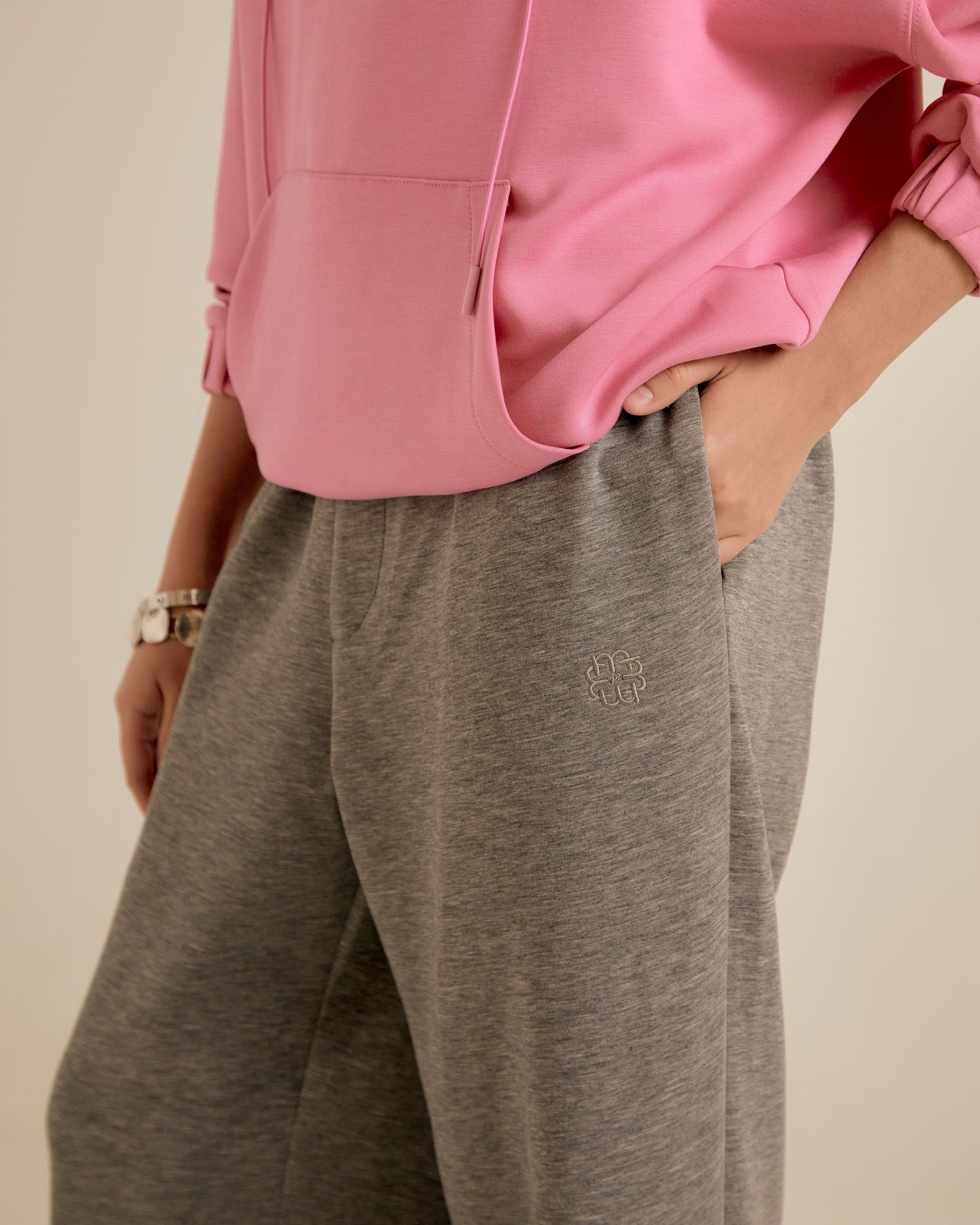 Jara Grey Tapered Pants