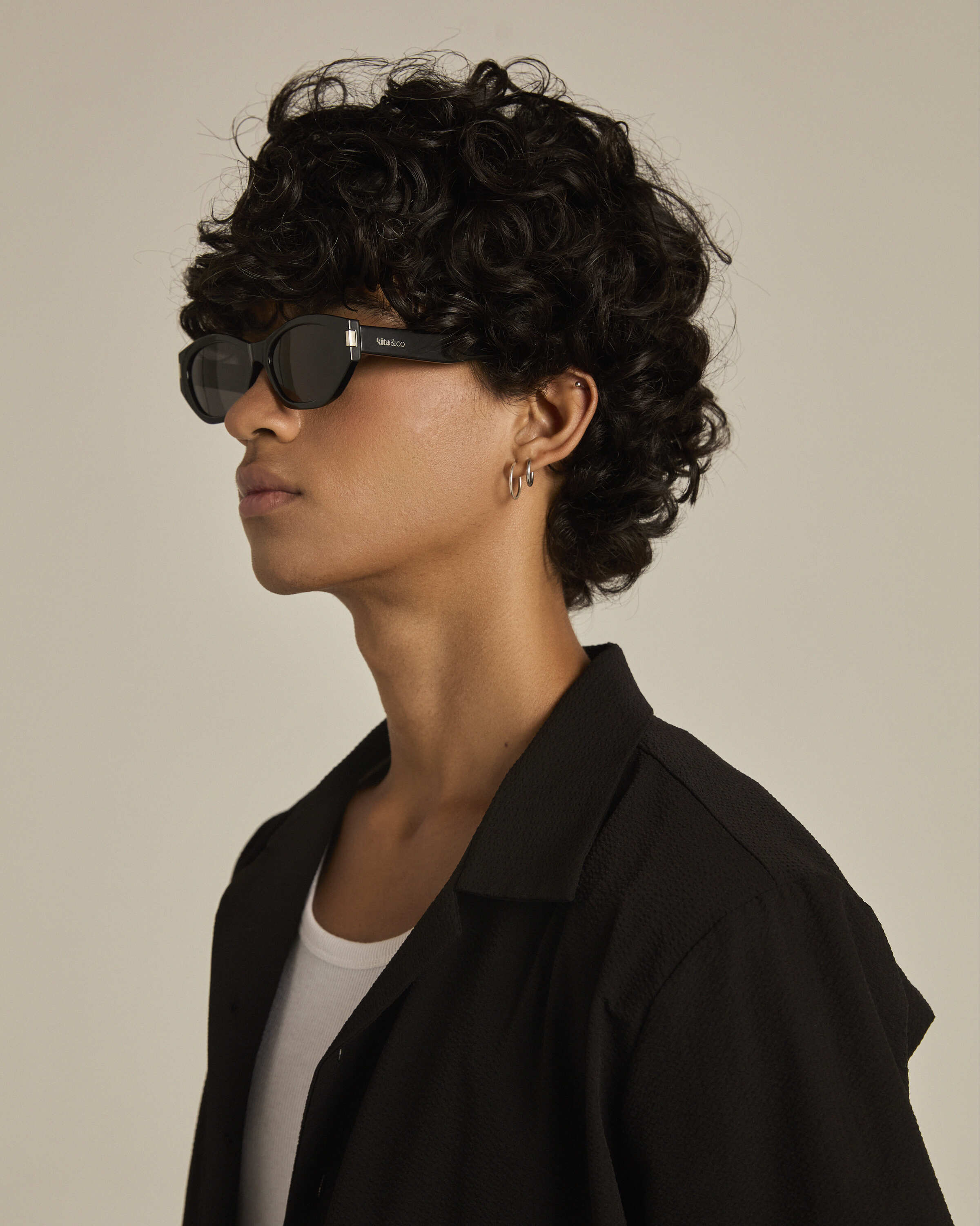 Black Square Sunglasses