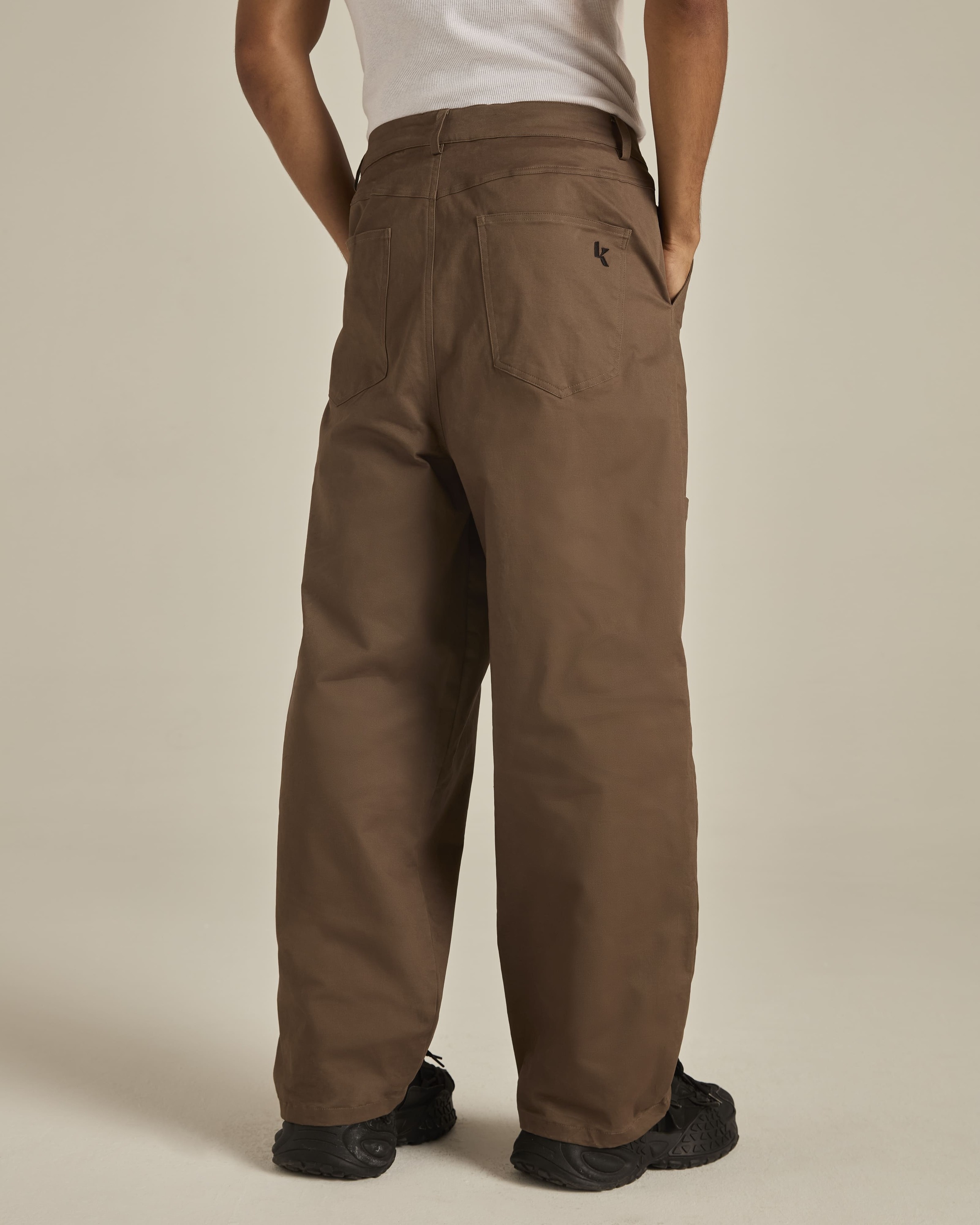 Dark Brown Cargo Pants