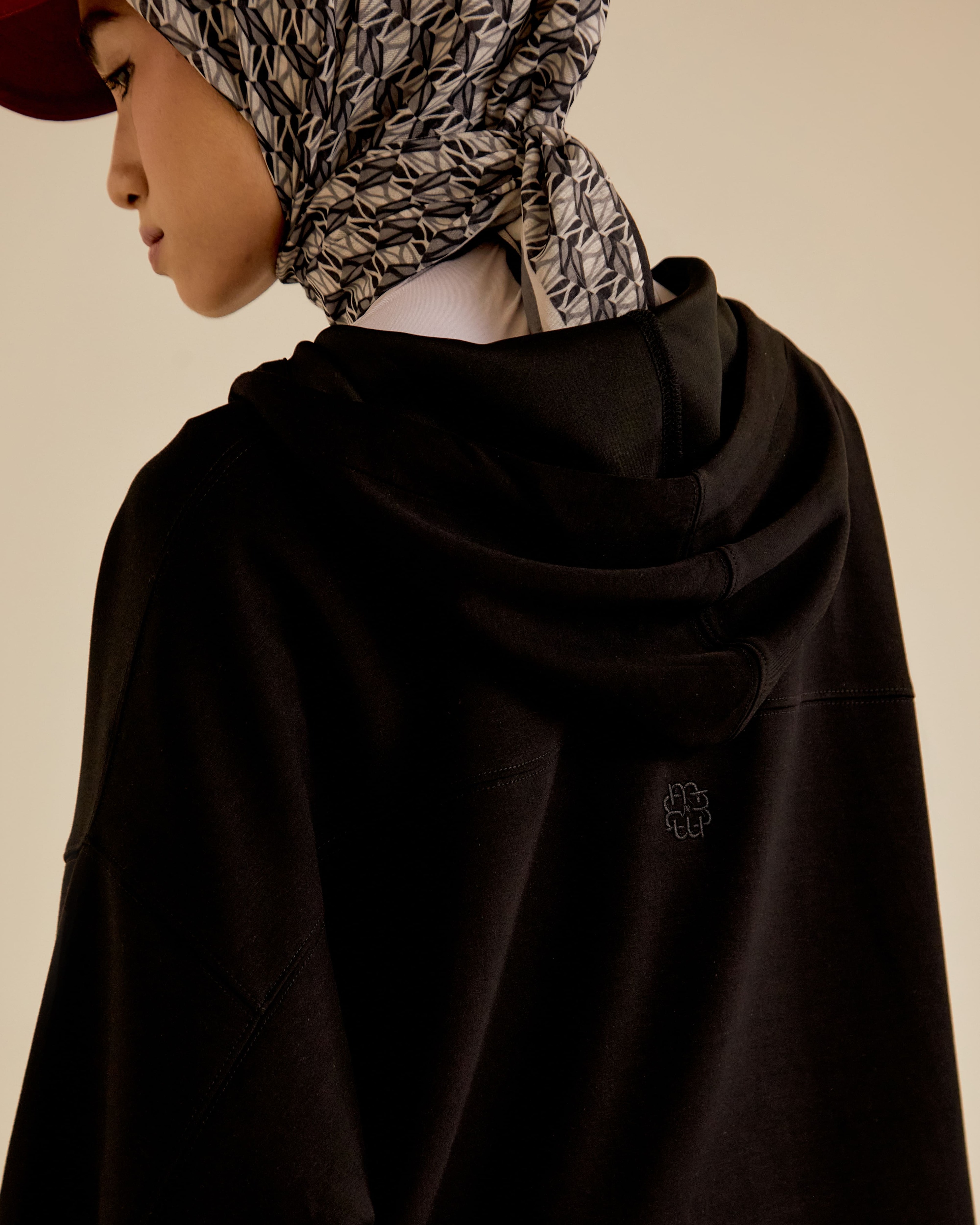 Neena Black Hoodie Jumper