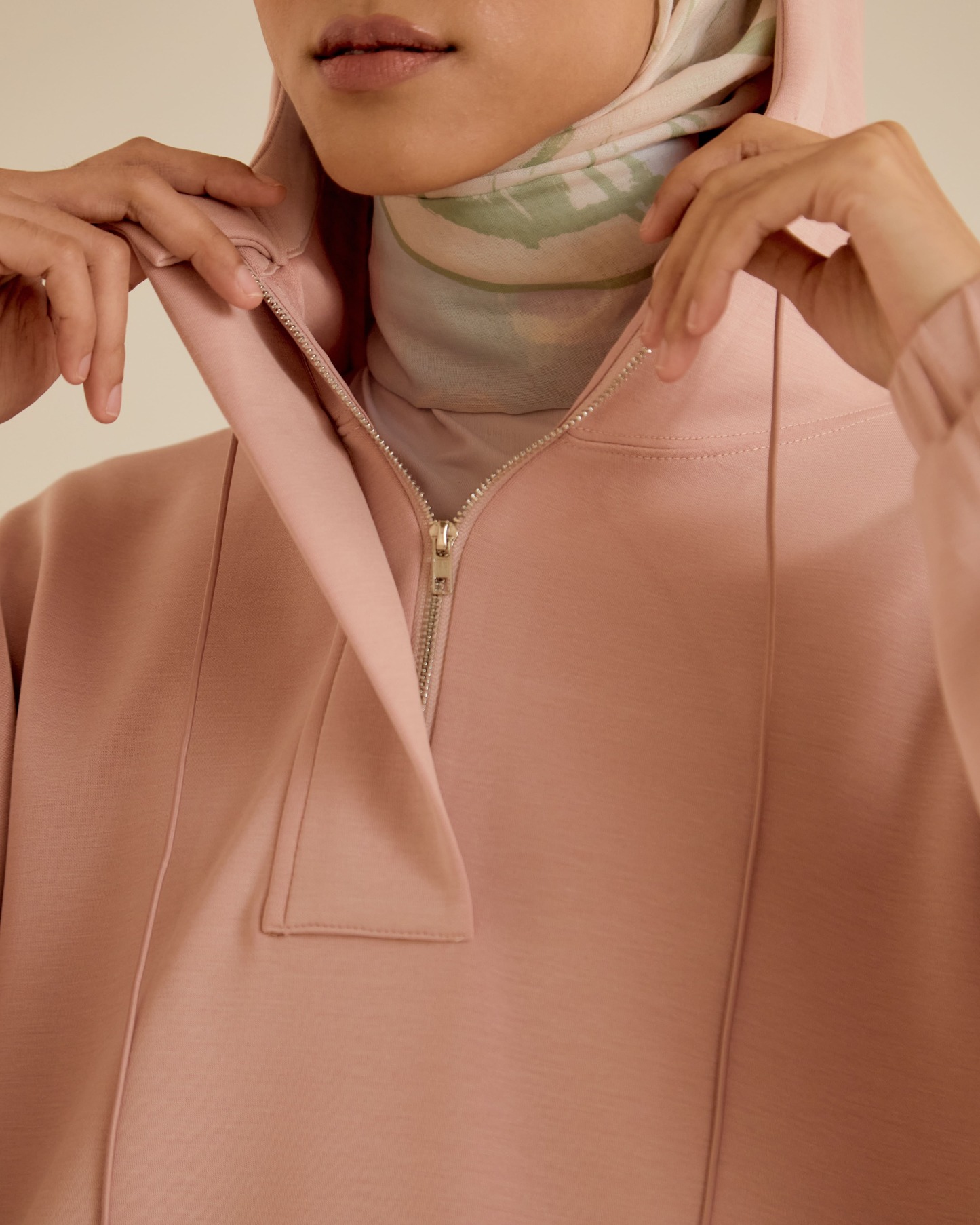 Neena Dusty Pink Hoodie Jumper