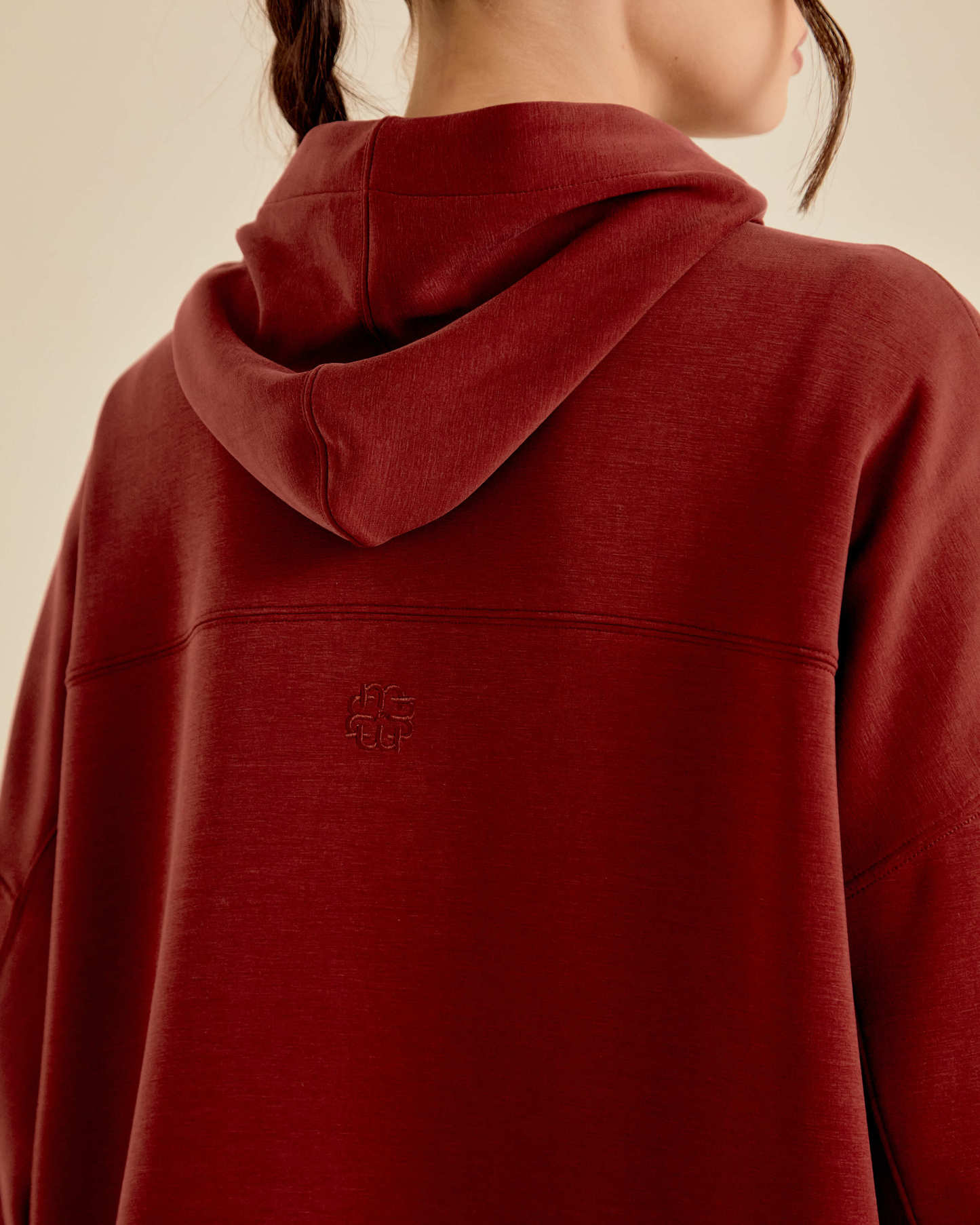 Neena Maroon Hoodie Jumper