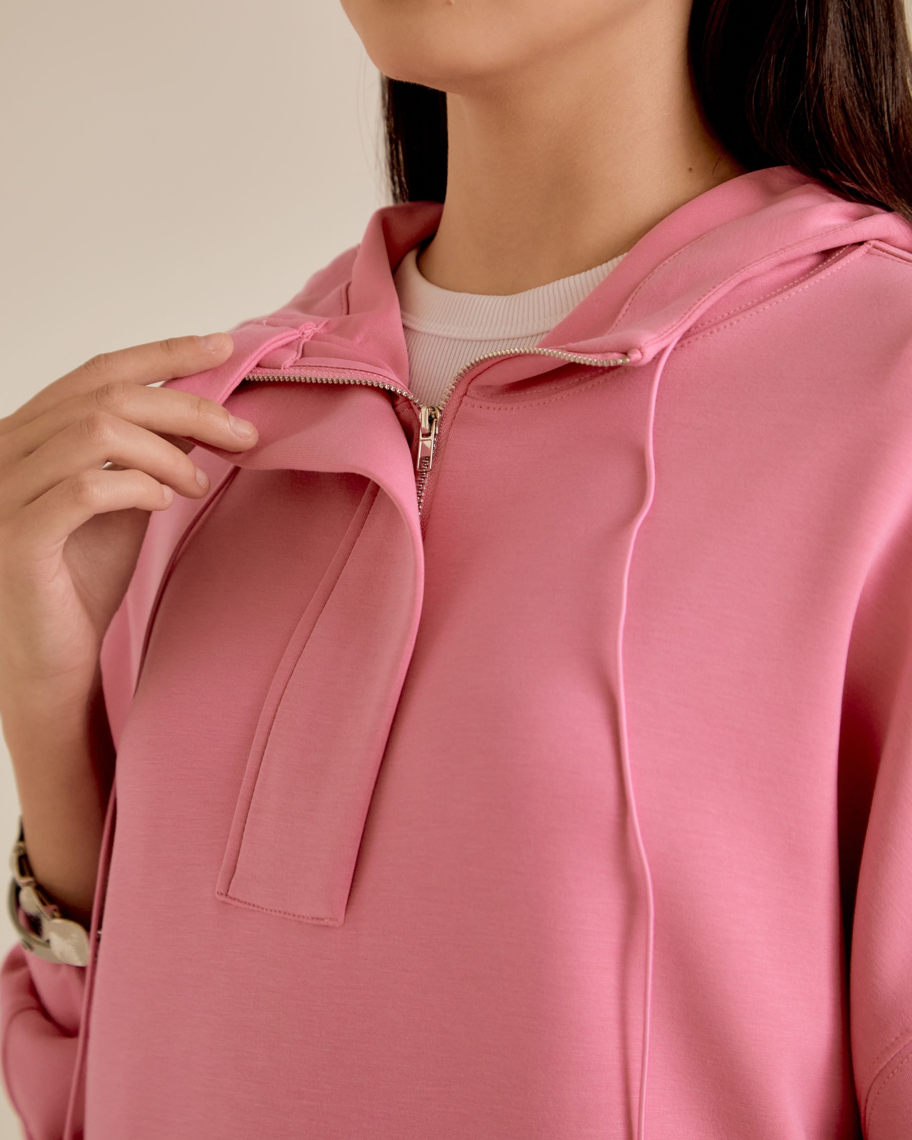 Neena Pink Hoodie Jumper