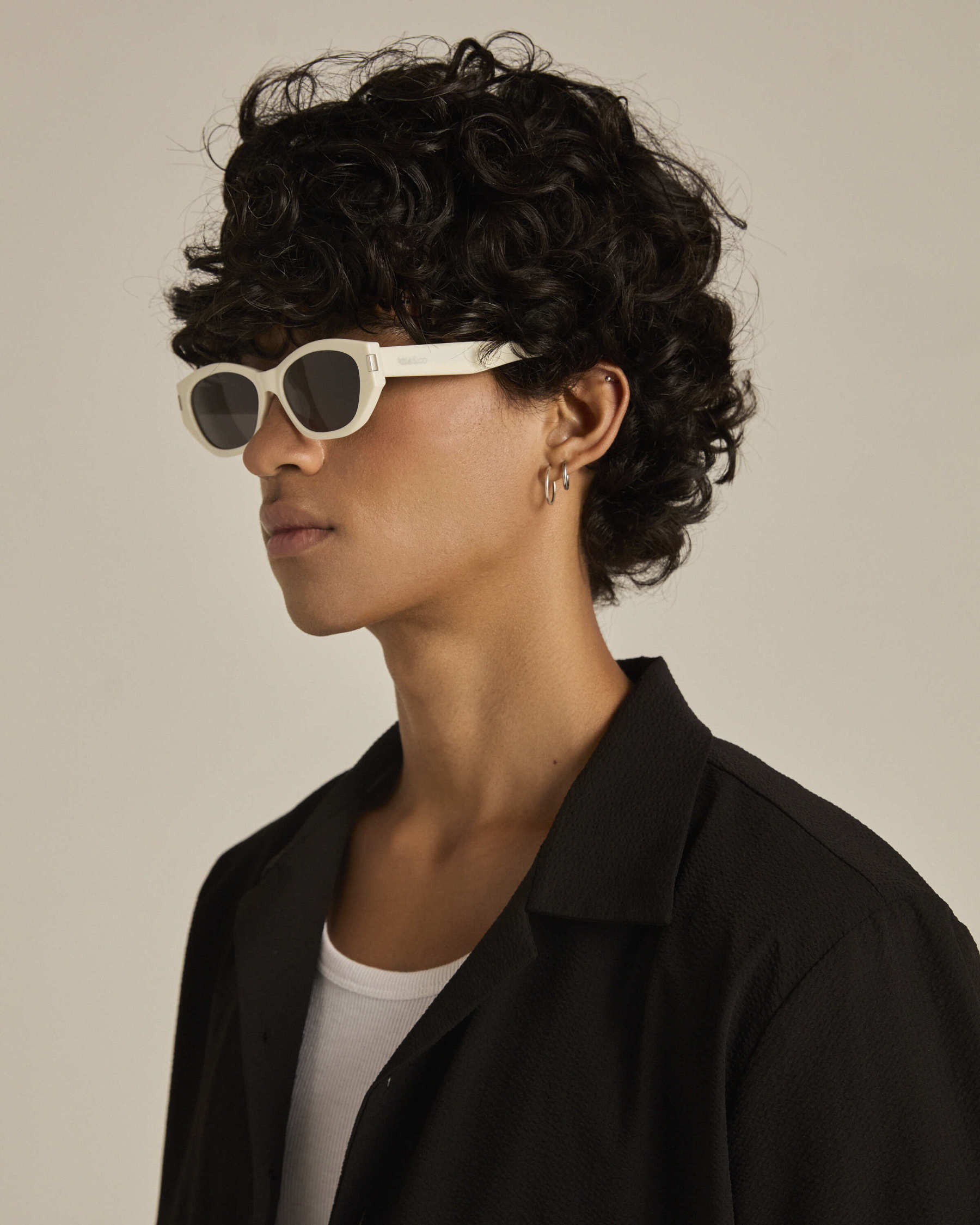 White Square Sunglasses