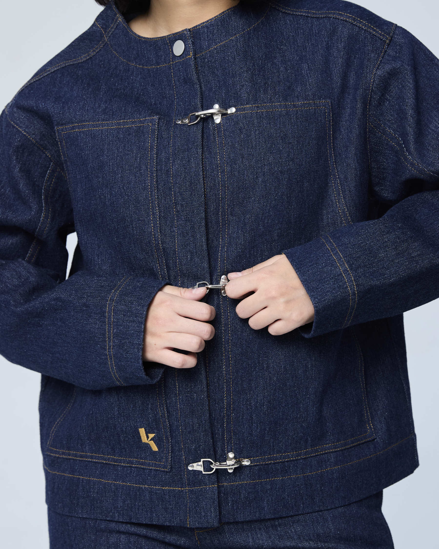 Dark Blue Denim Trucker Jacket