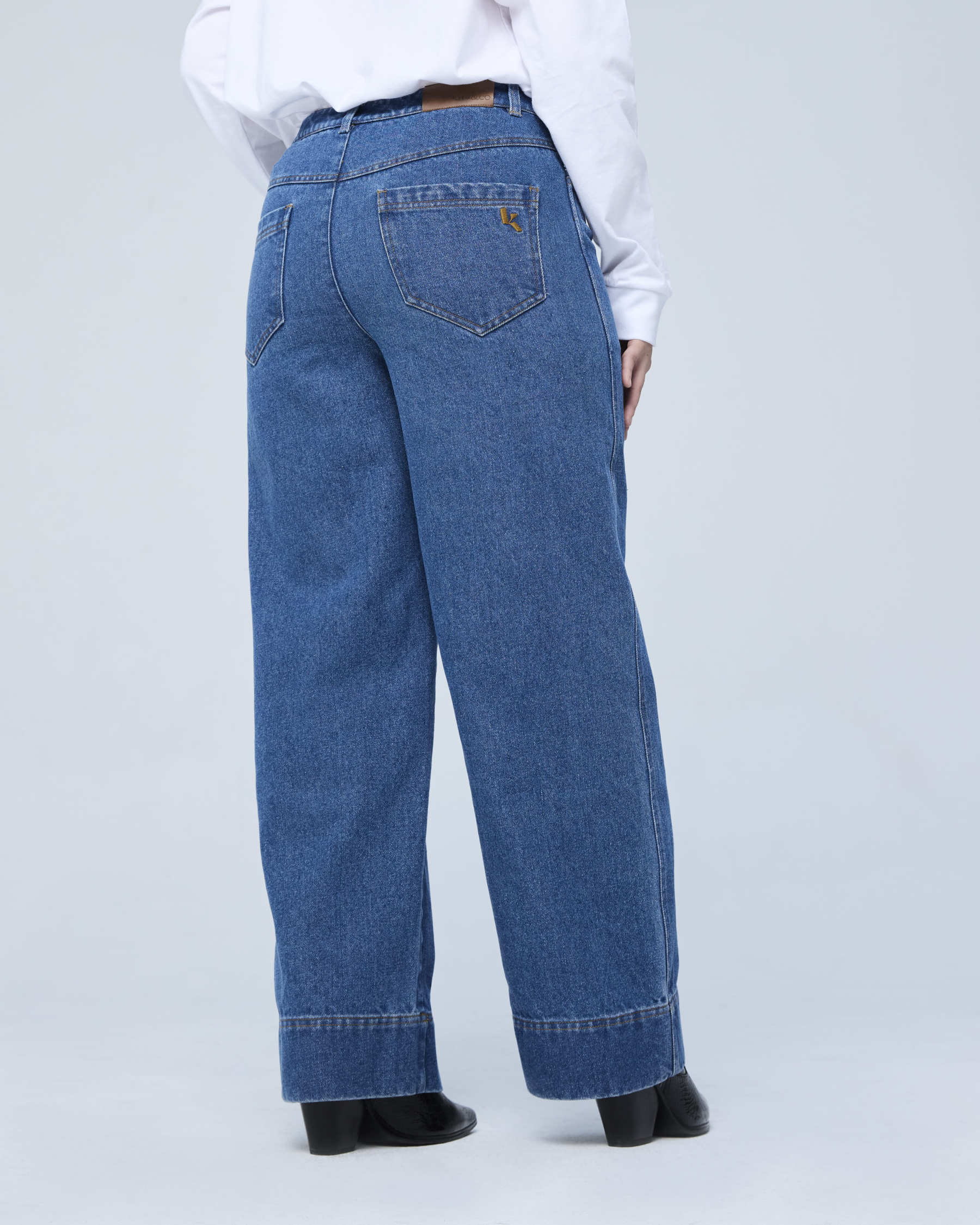 Blue Stamp Denim Regular Straight Jeans