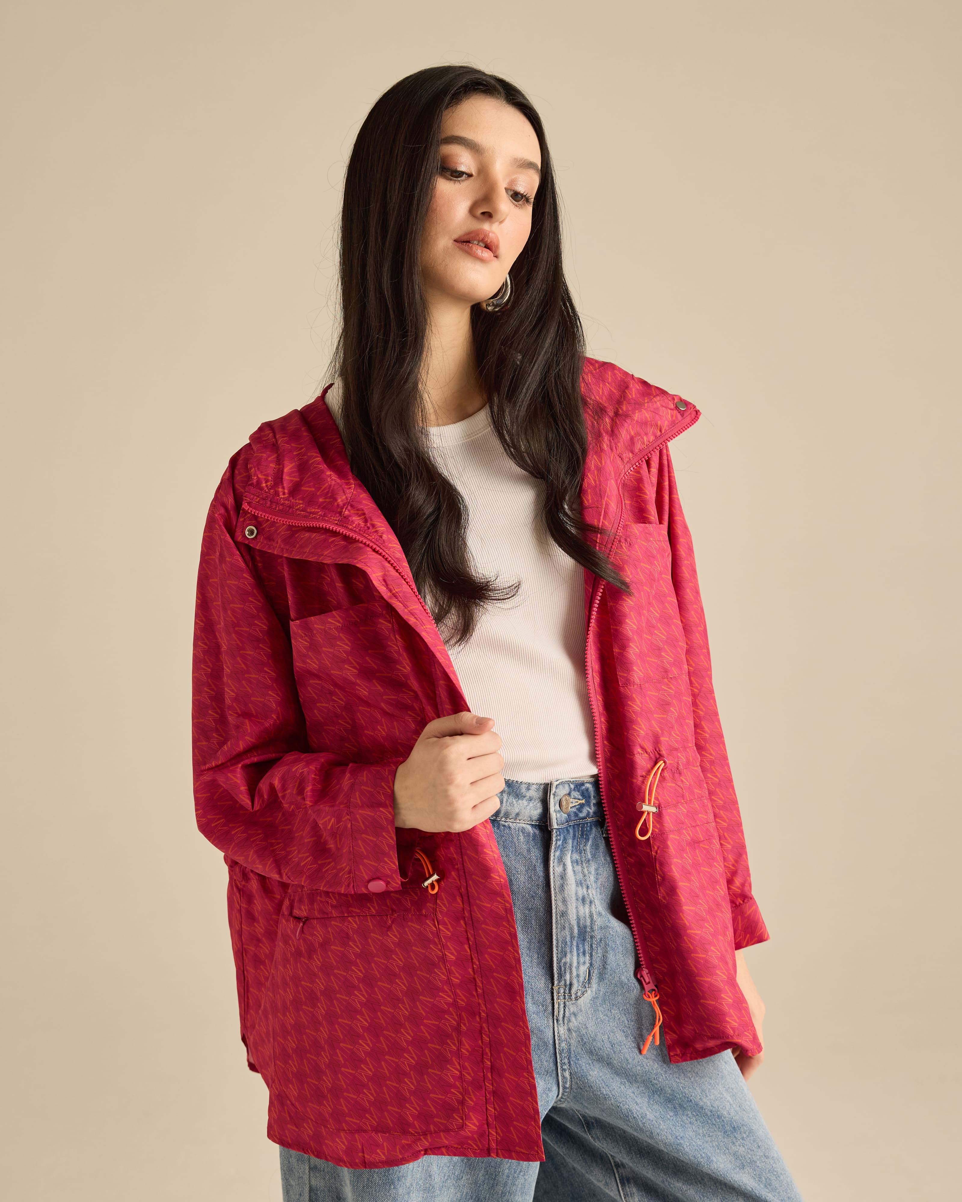 Misha Printed Parka Jacket