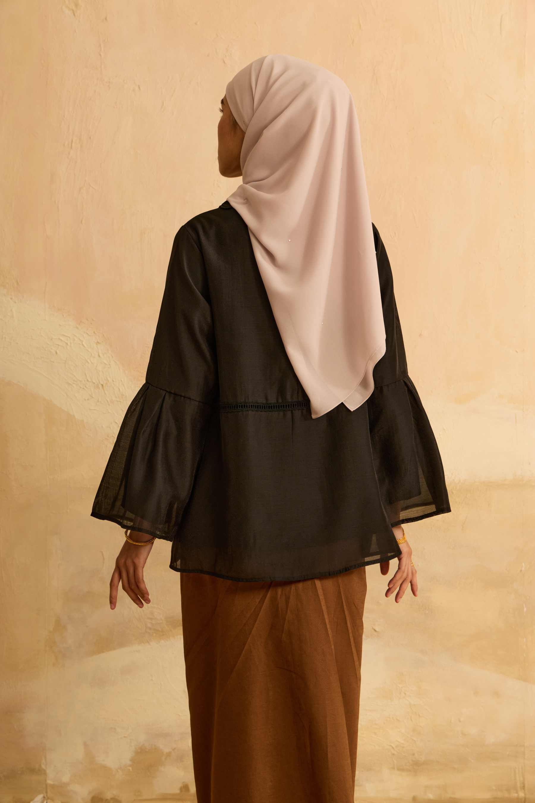 Nirmala Black Embroidery Top