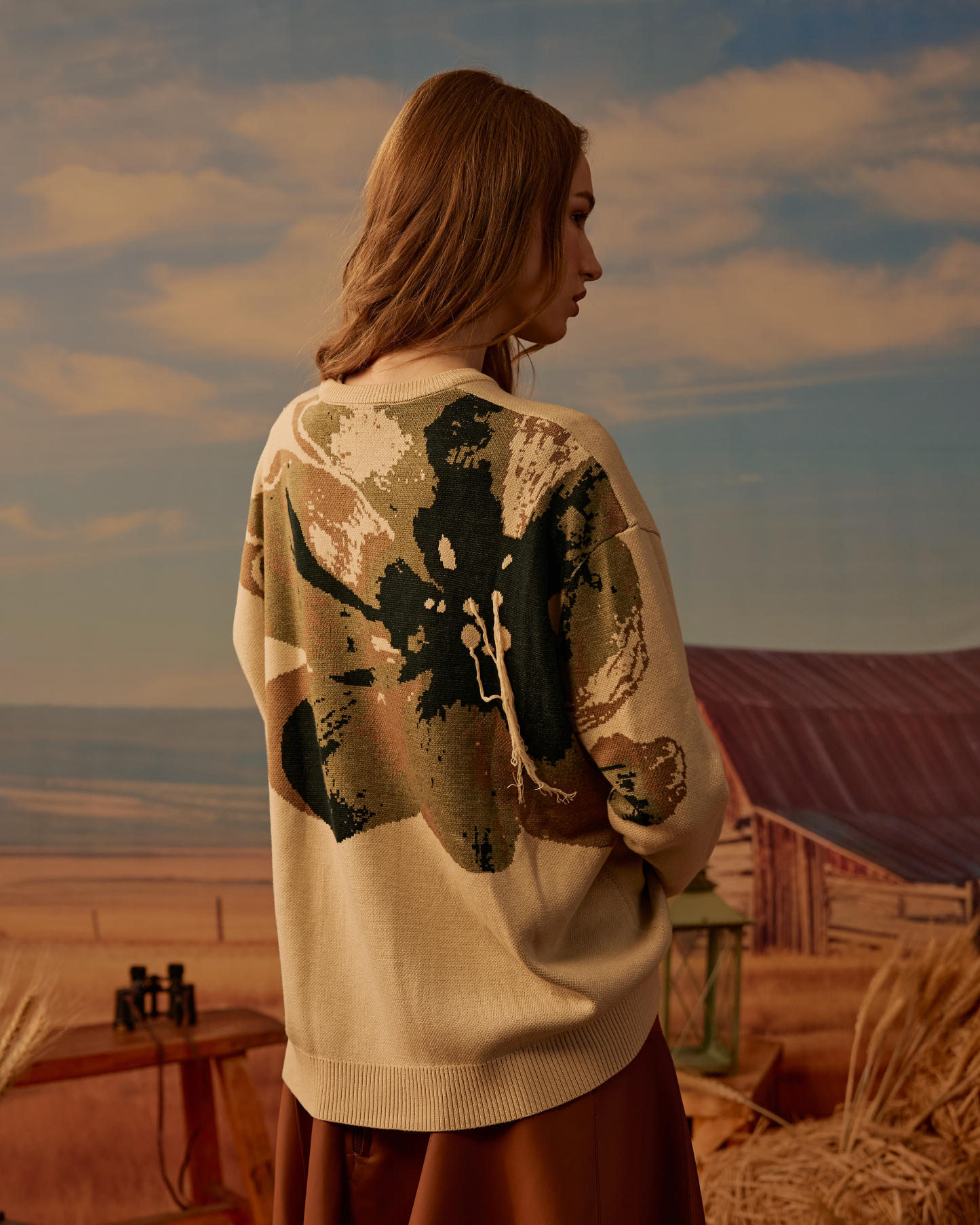 Leana Knitted Wool Top