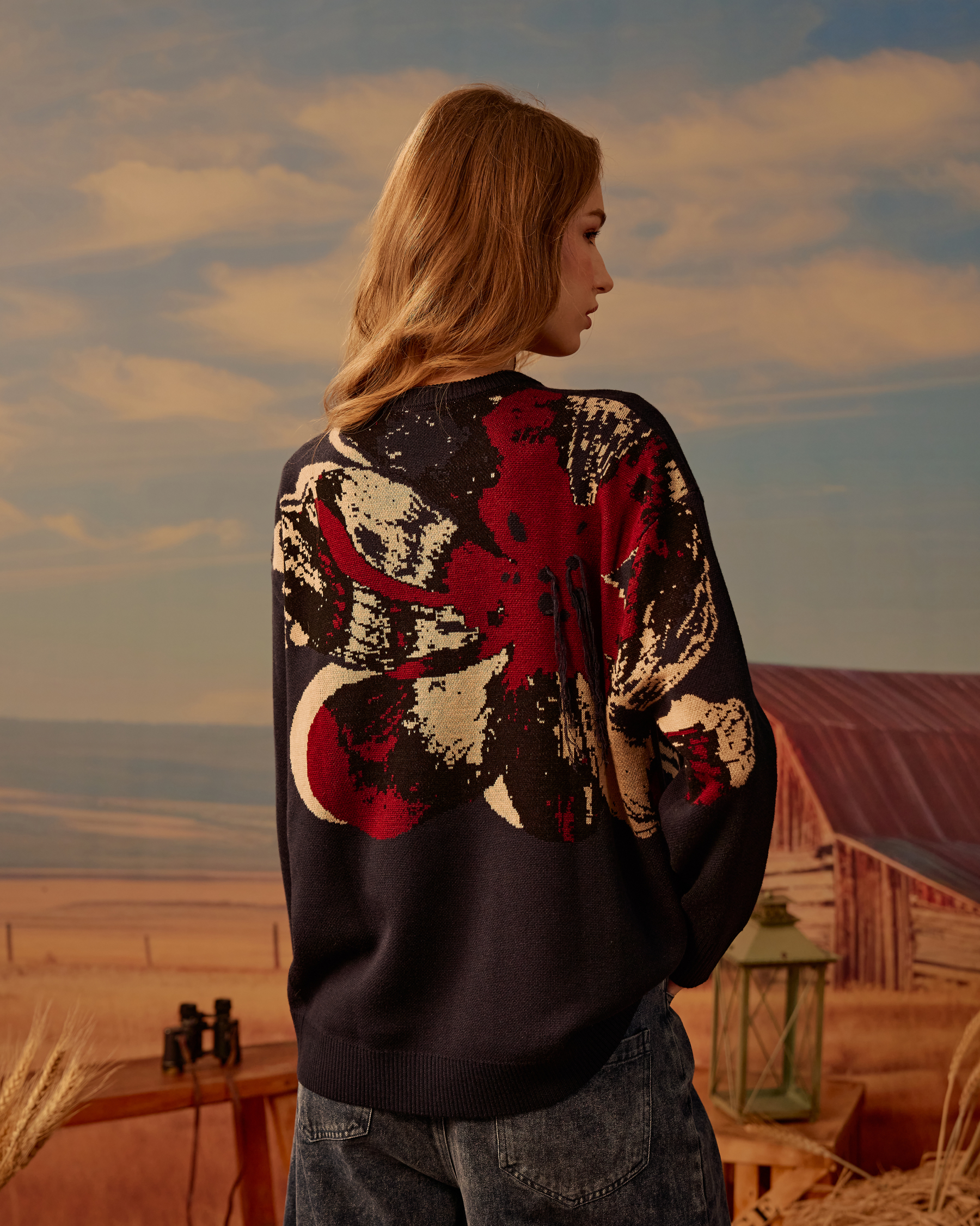 Leana Knitted Wool Top