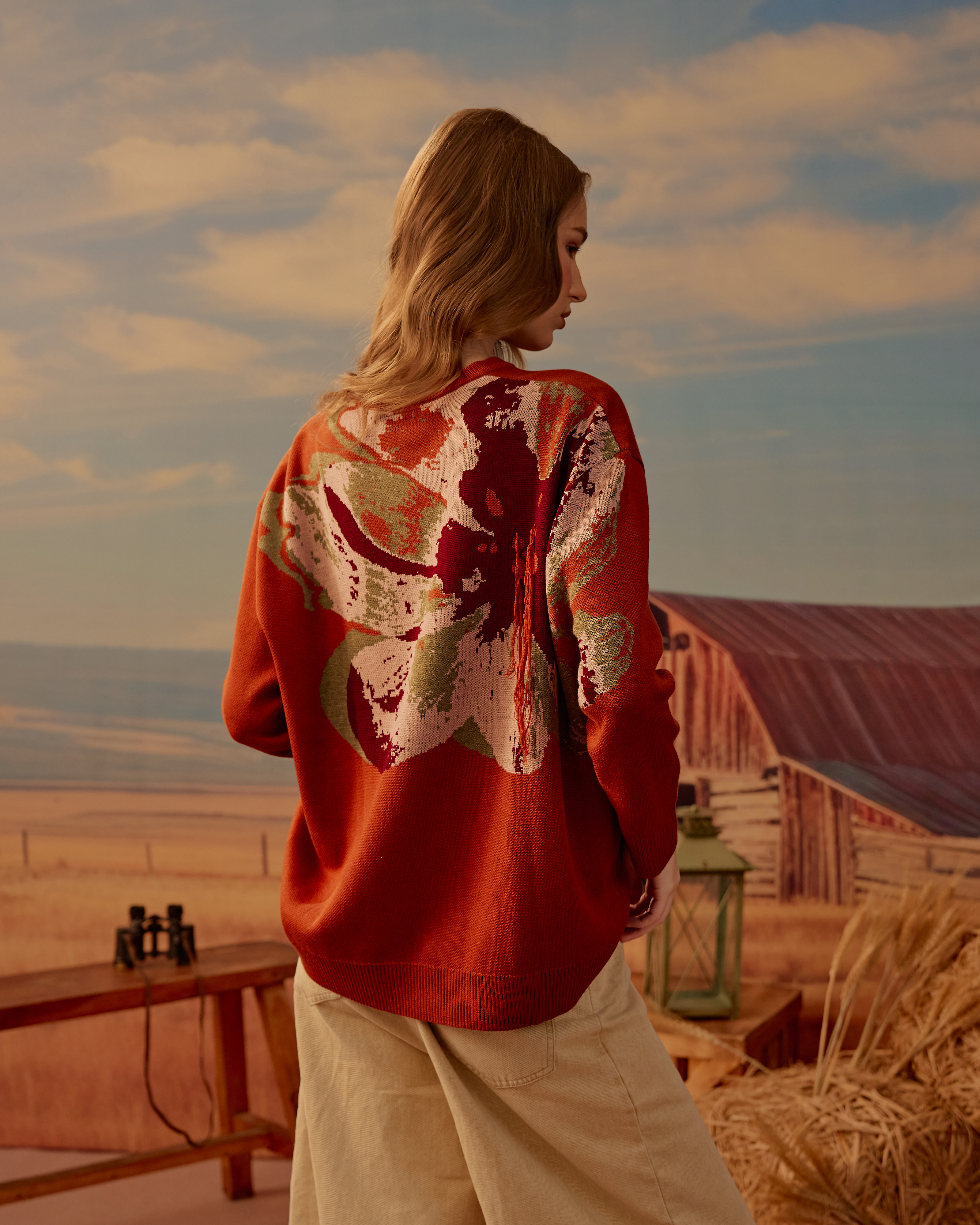 Leana Knitted Wool Top