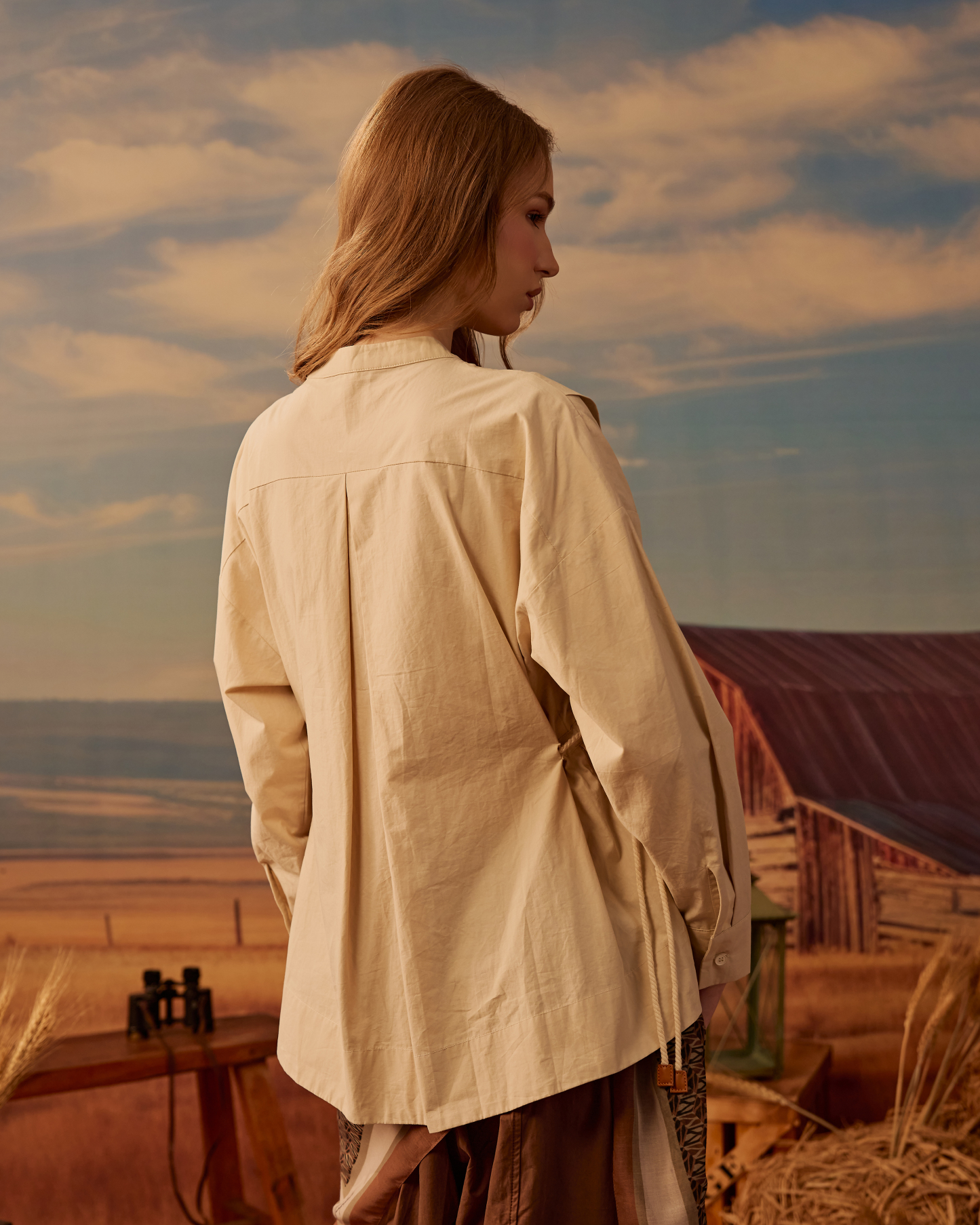 Sahara Pleated Shirt