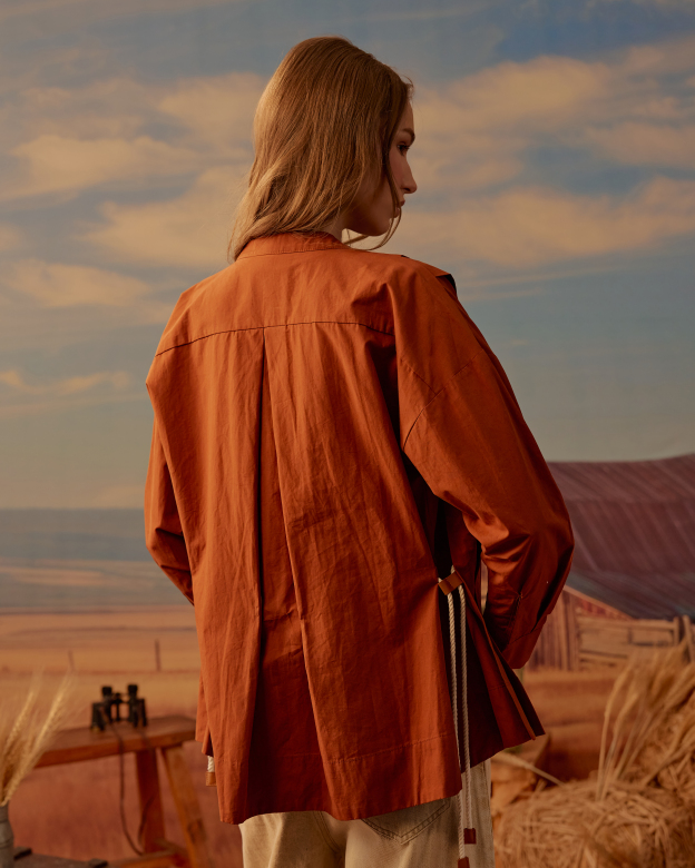 Sahara Pleated Shirt