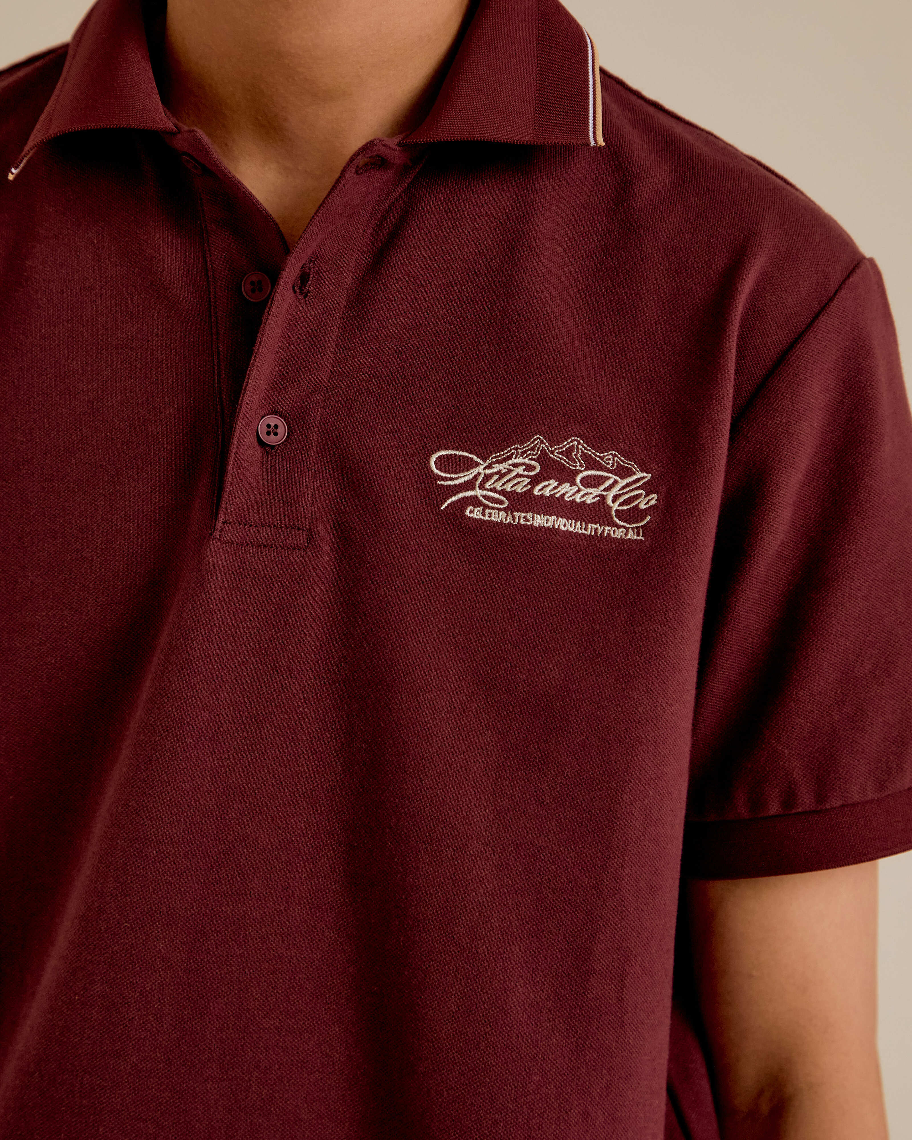 Signature Maroon Regular Fit Polo Shirt