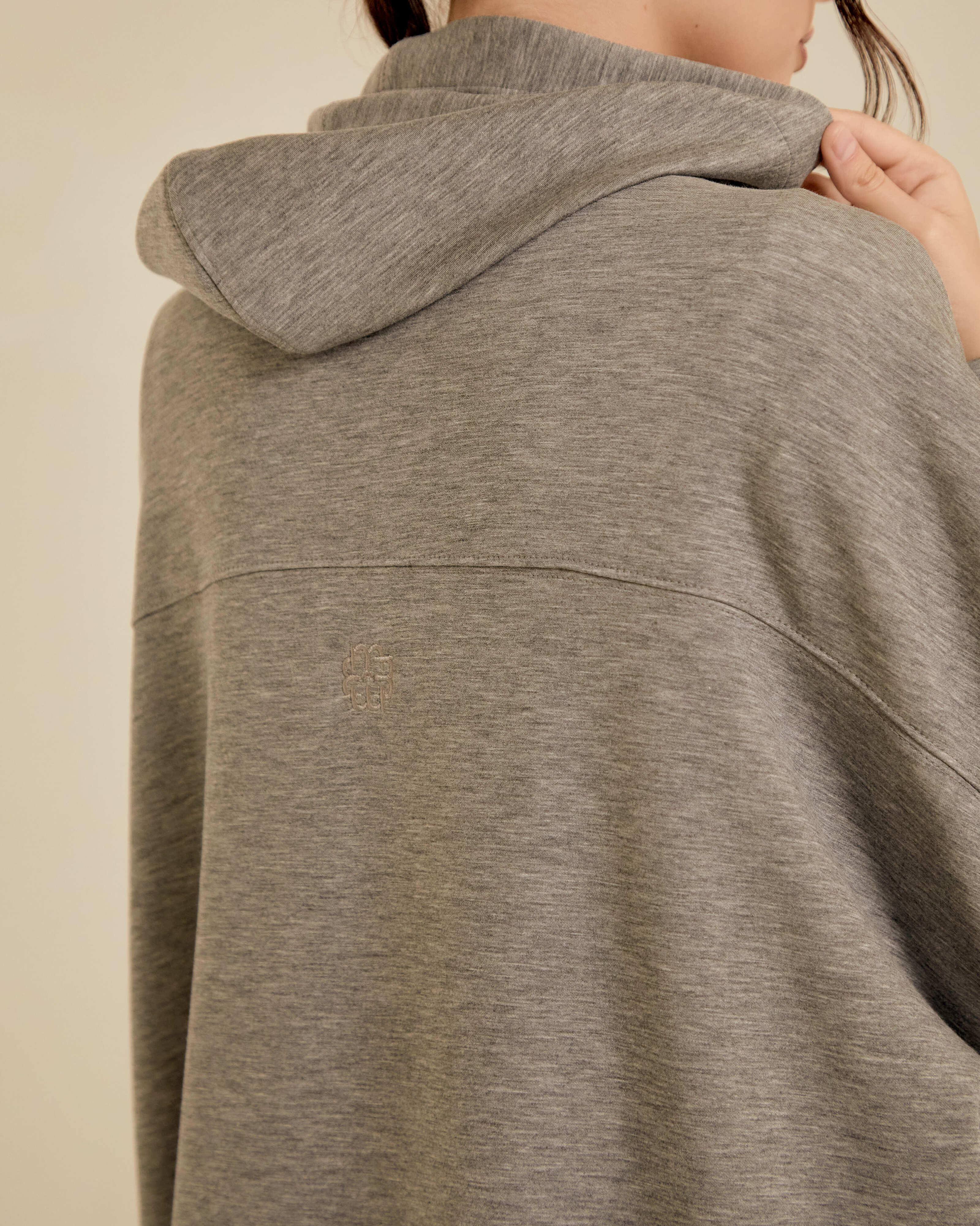 Neena Grey Hoodie Jumper