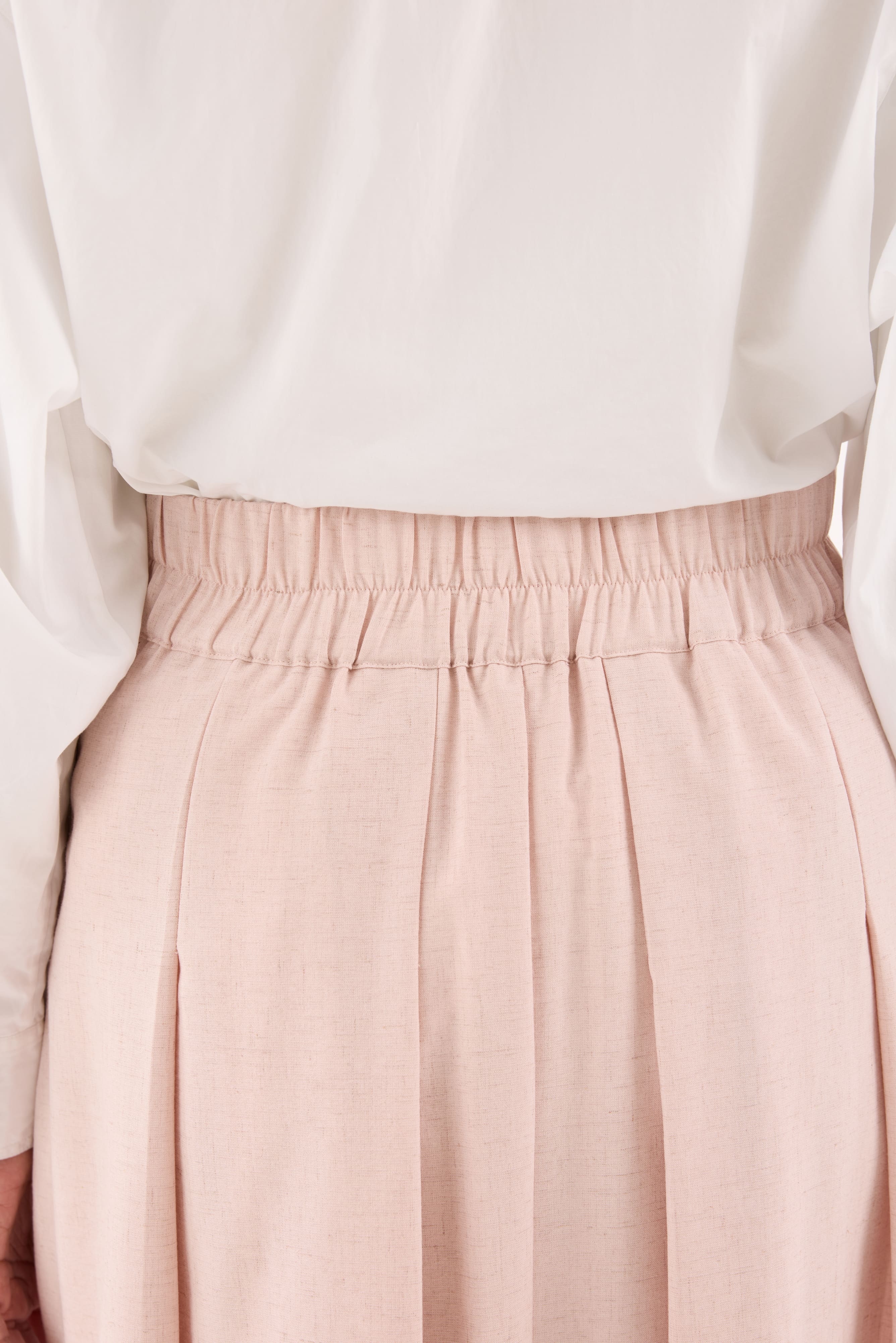 Nelly Pink Pleated Skirt