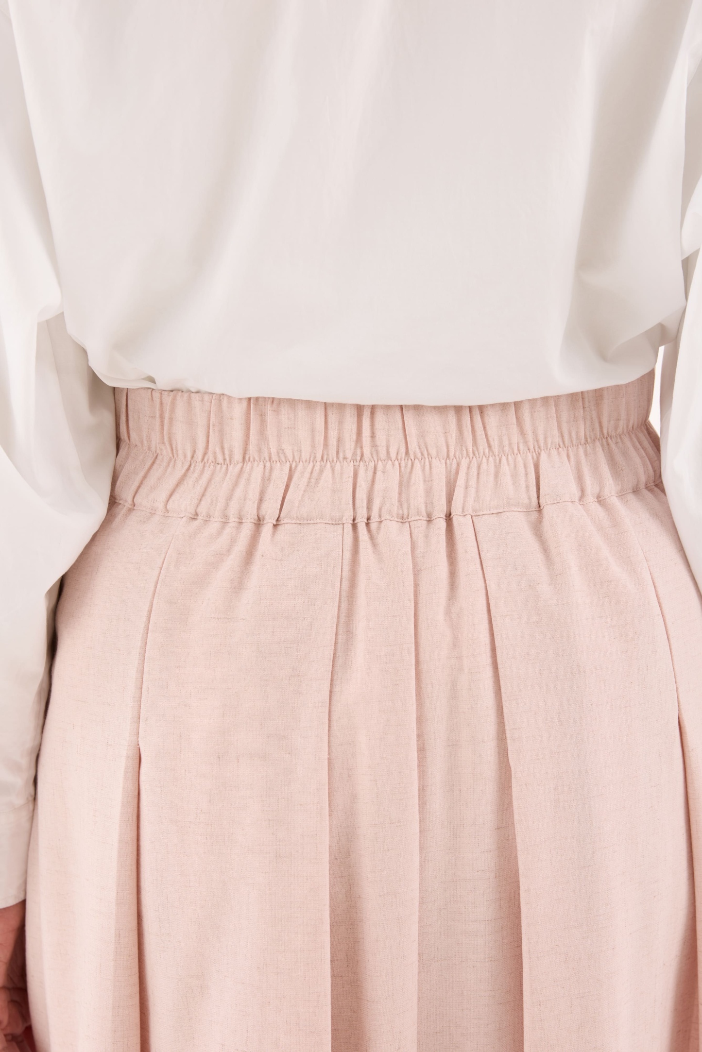 Nelly Pink Pleated Skirt