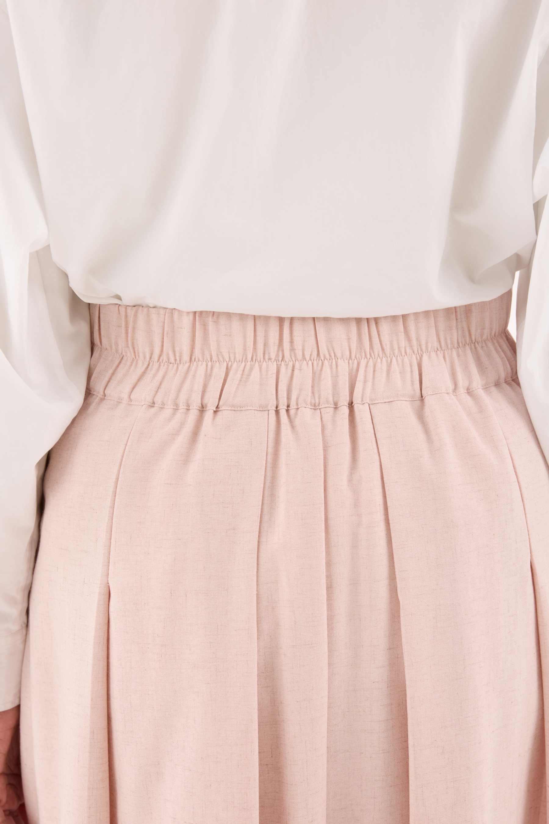 Nelly Pink Pleated Skirt