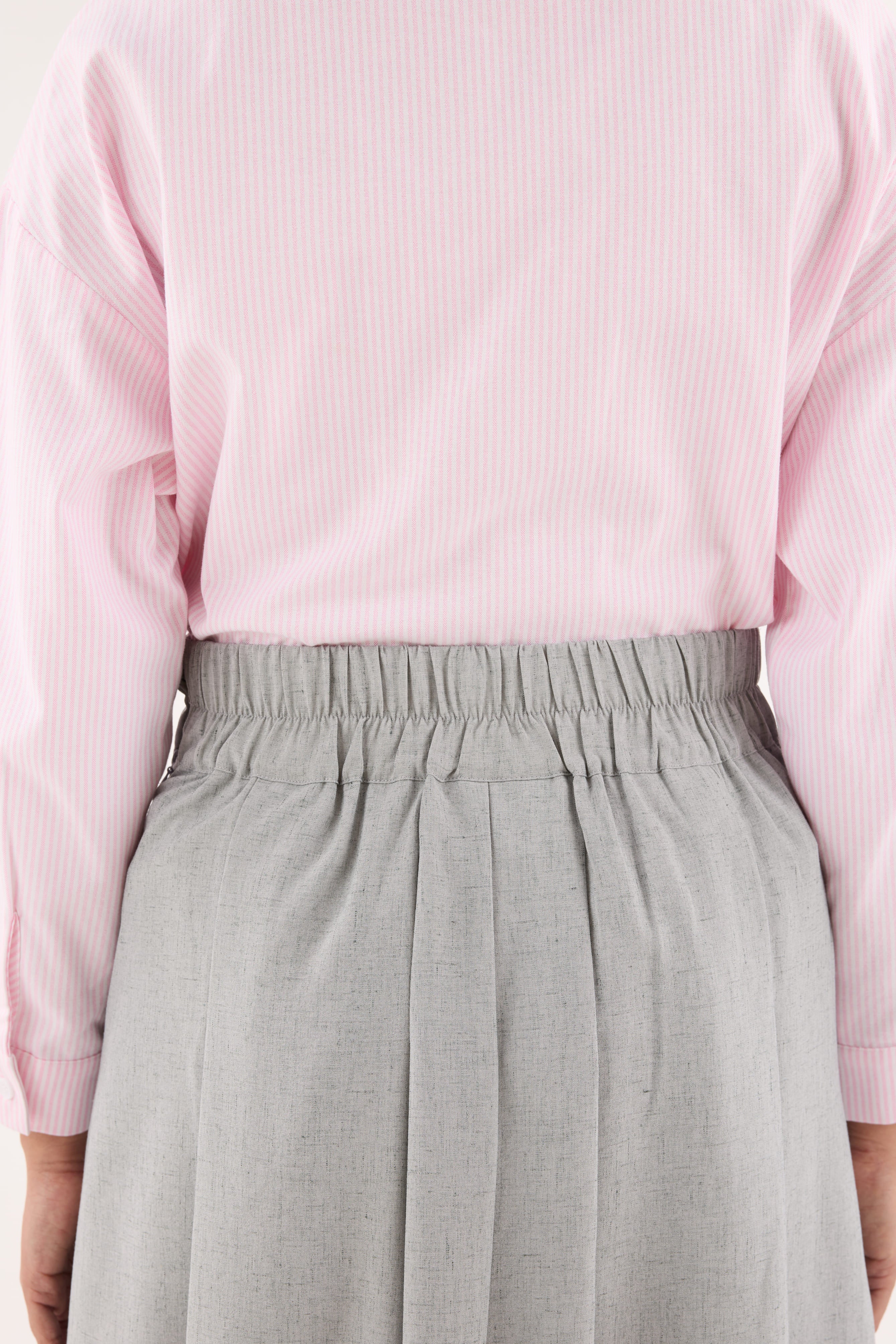 Nelly Grey Pleated Skirt