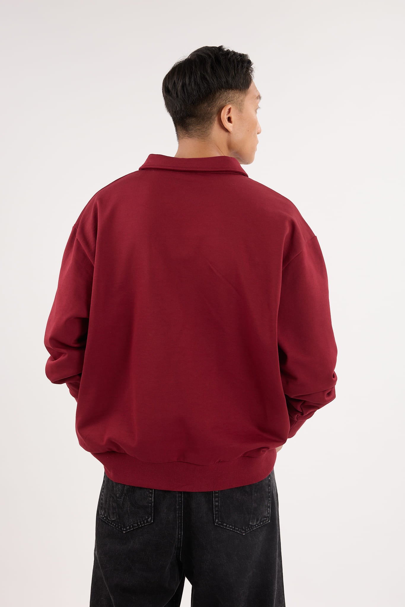 Maroon Capsule Oversized Sweatshirt