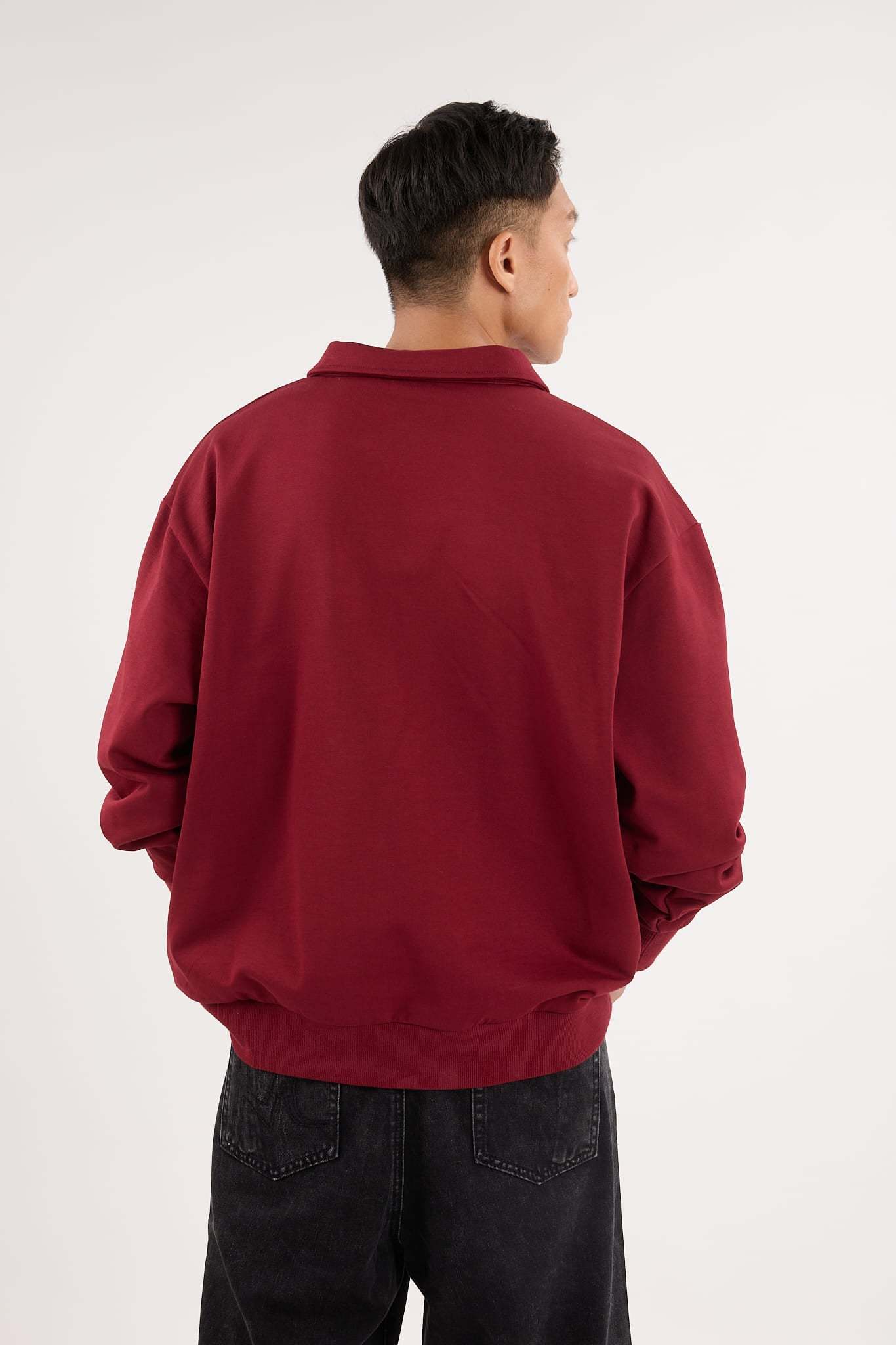 Maroon Capsule Oversized Sweatshirt