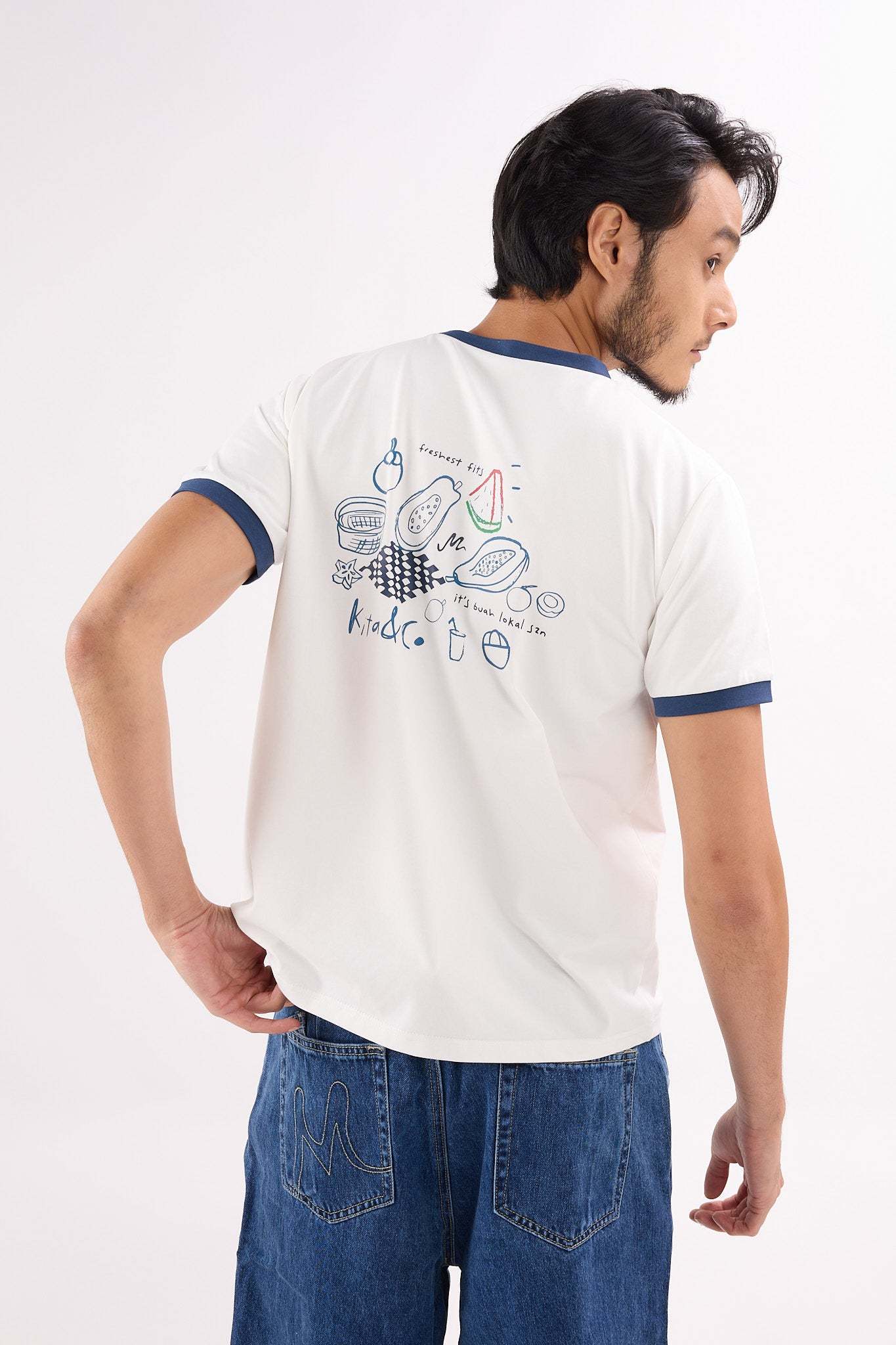 Fruitee Graphic Ringer T-Shirt - Men's