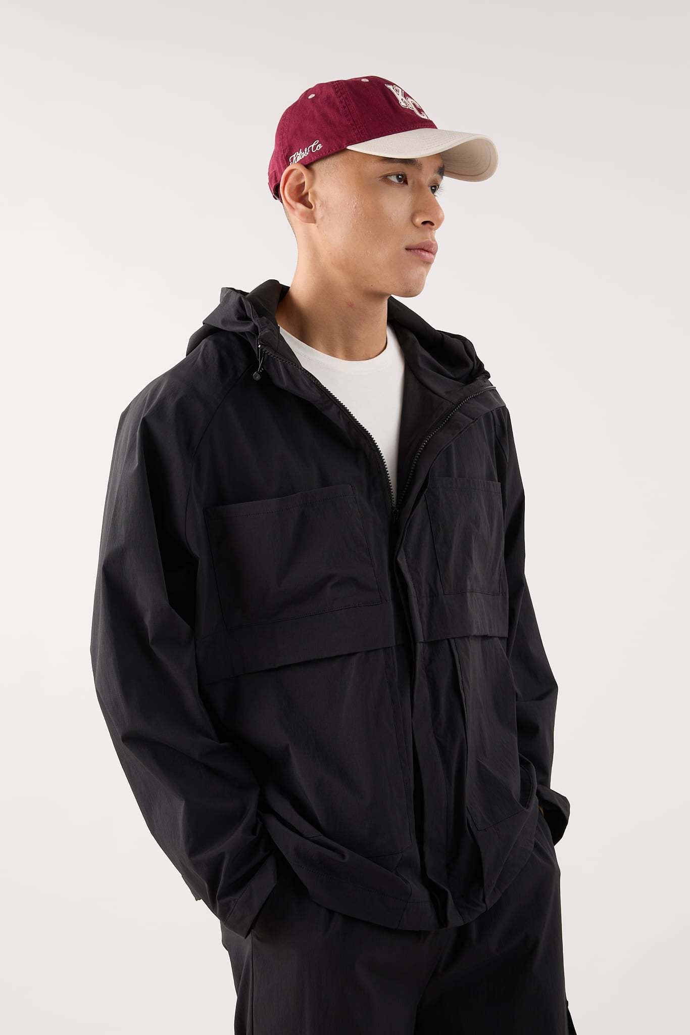 Jet Black Parka Jacket