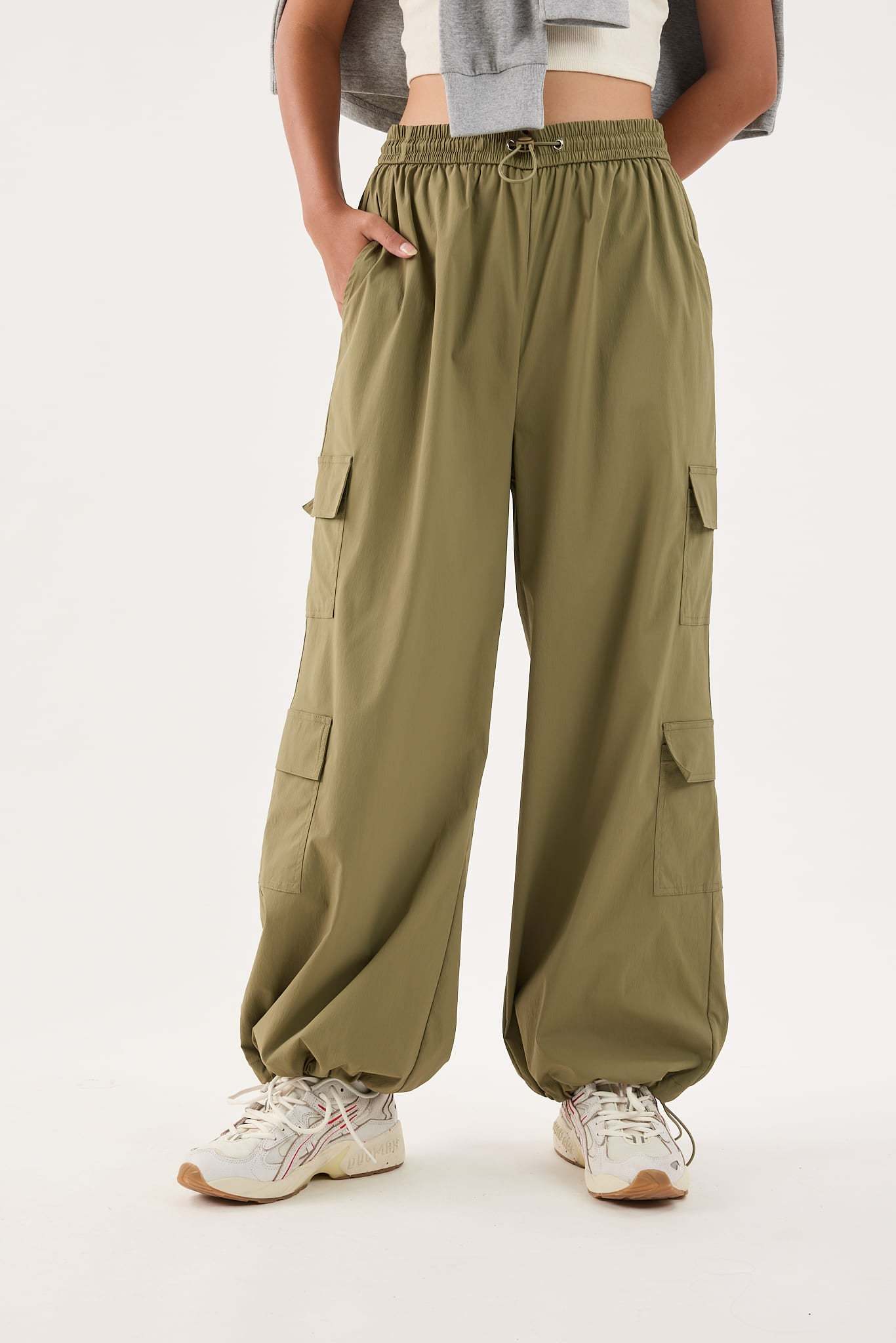 Army Green Cargo Pants