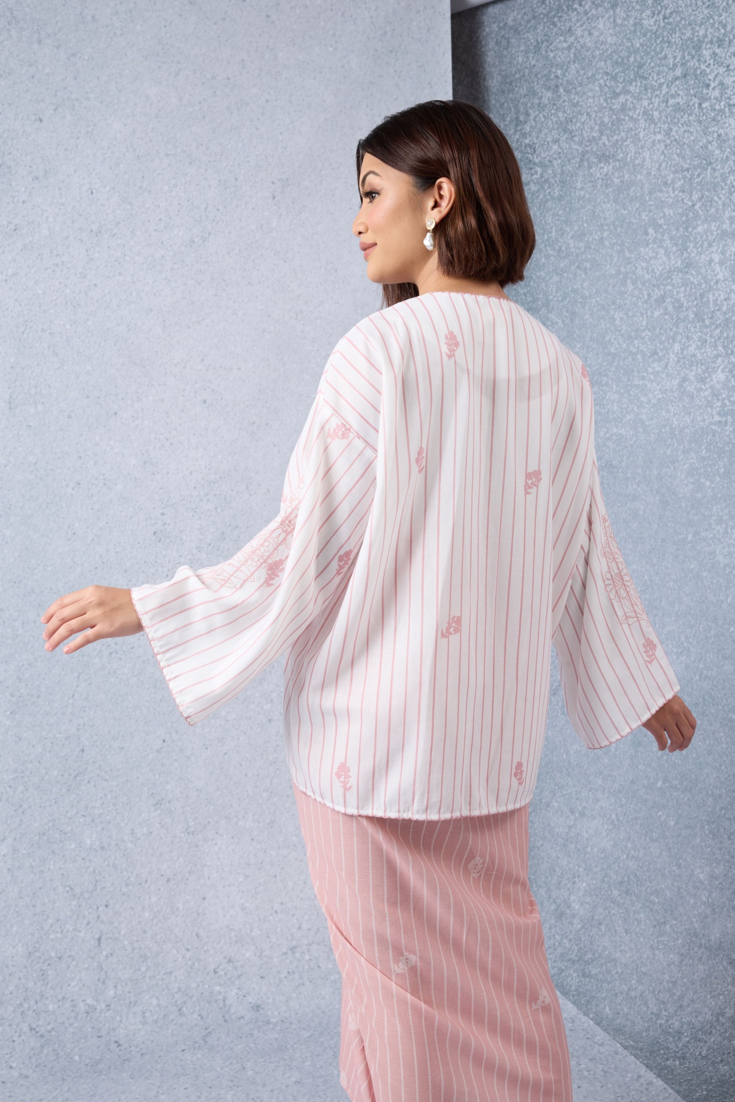 Matahari Dusty Pink Loose Kedah Top
