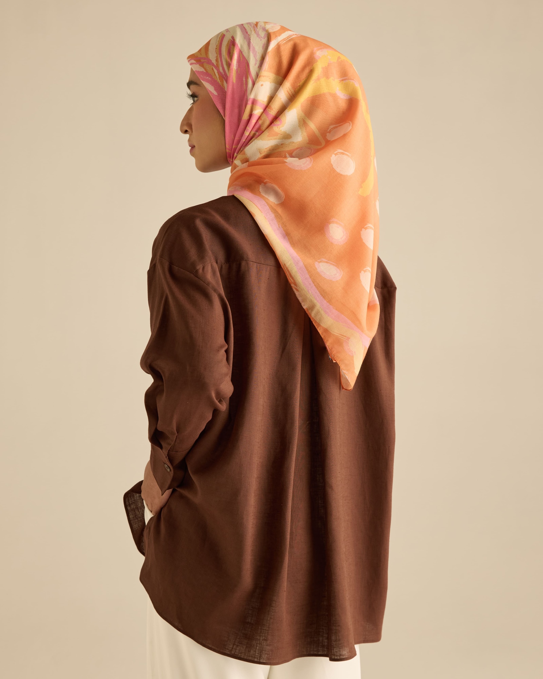 Mila Brown Linen Shirt