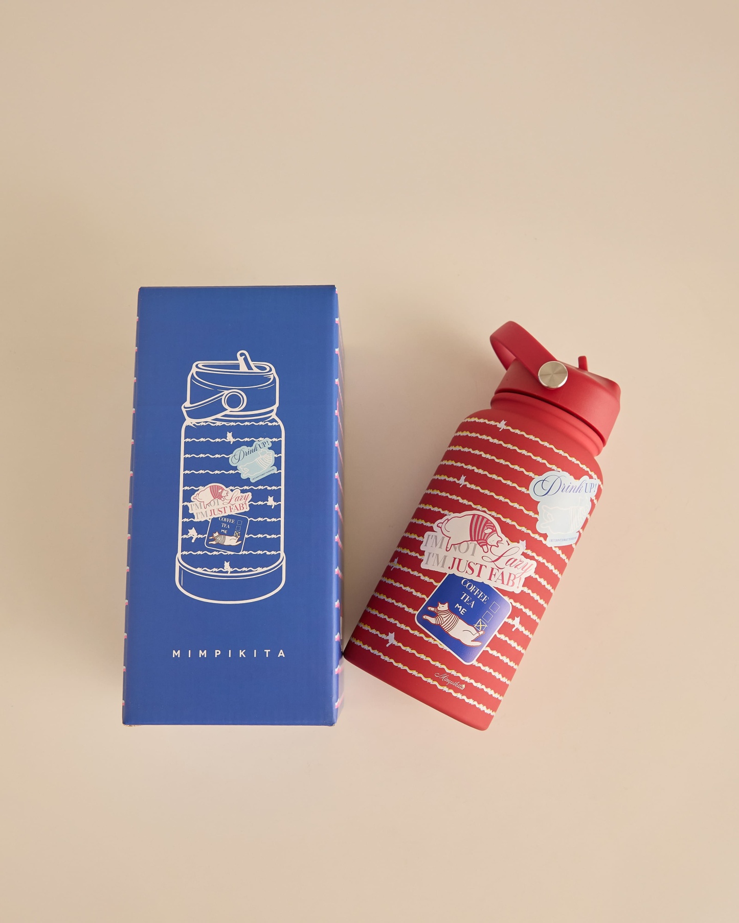Meowsie Red Regular Tumbler 650ML