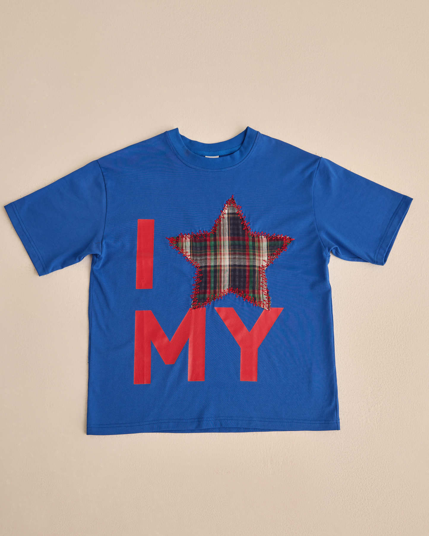Warga Blue Graphic Short Sleeve T-Shirt
