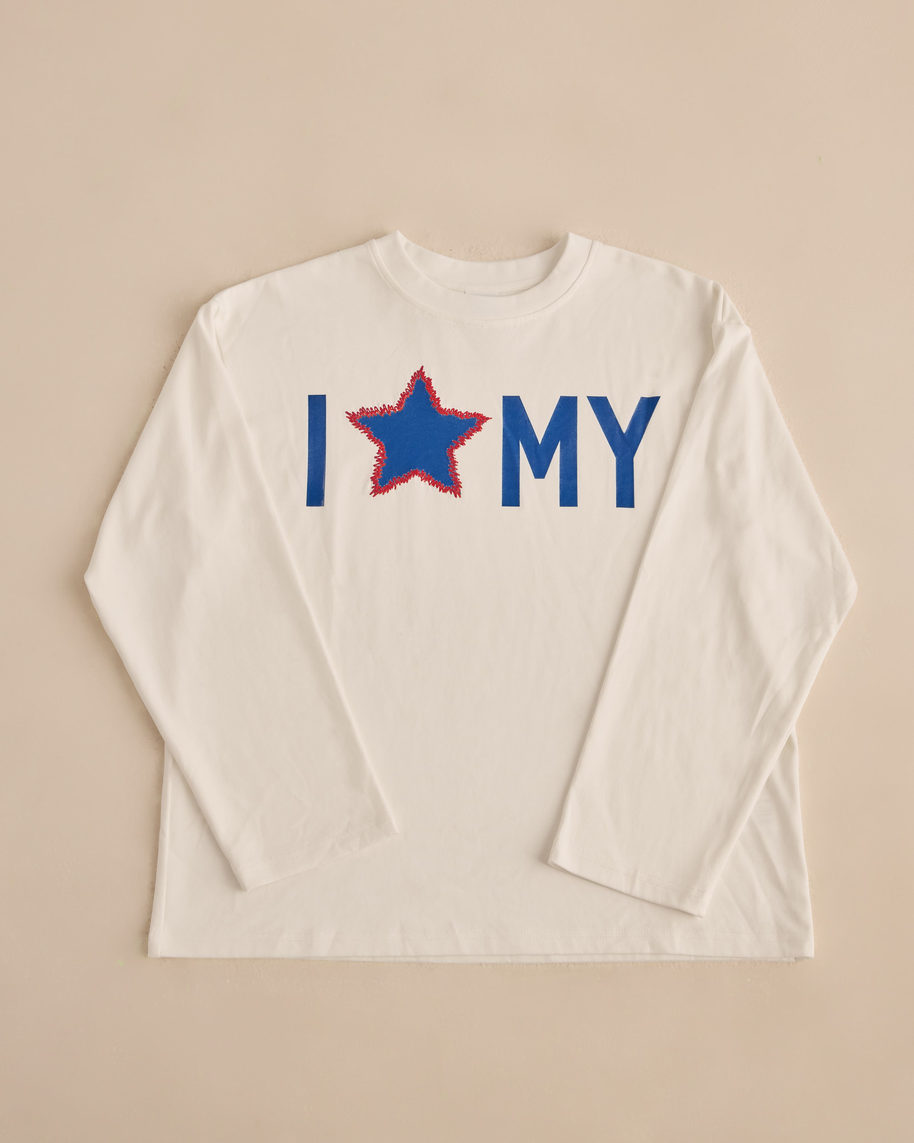 Warga White Graphic Long Sleeve T-Shirt