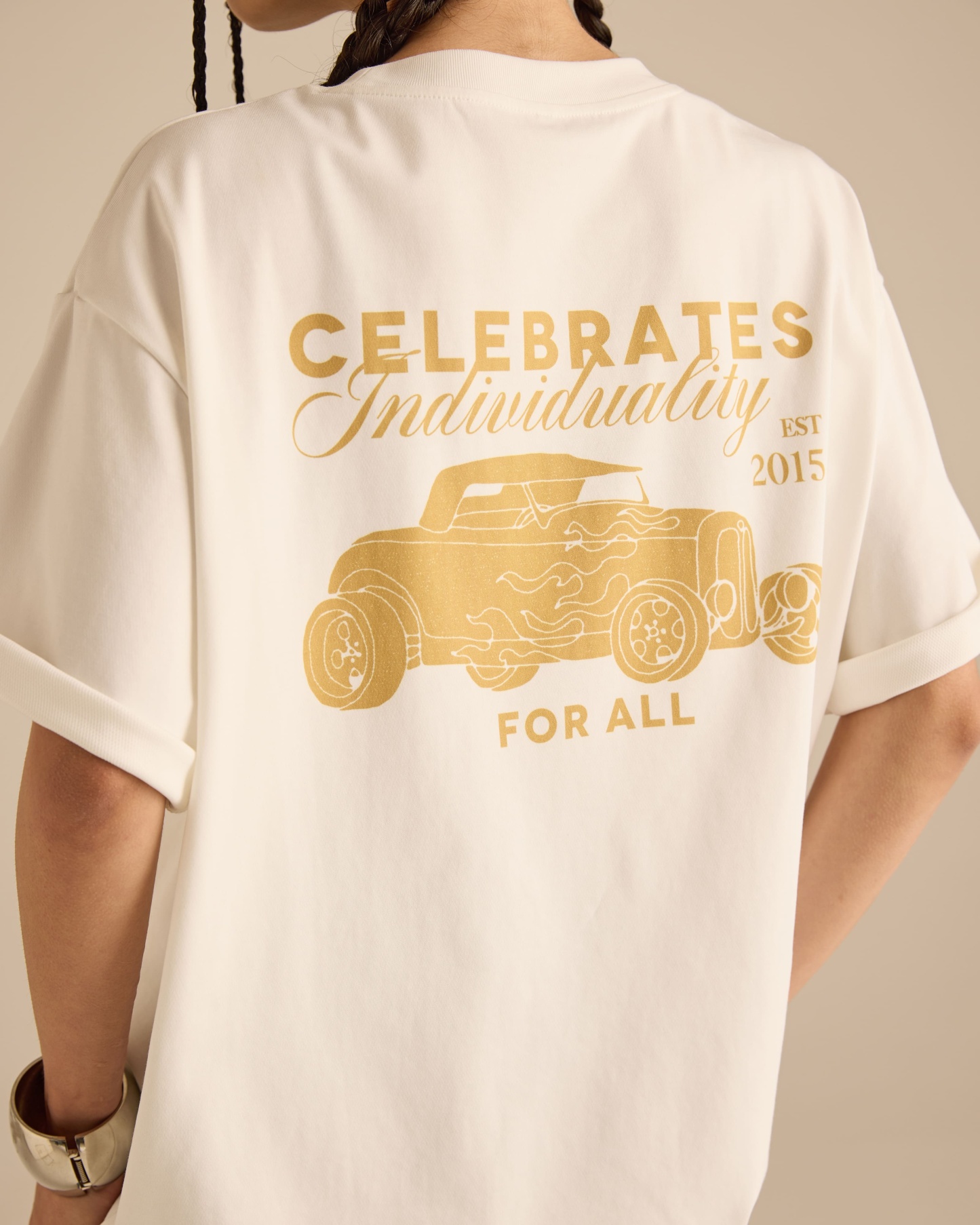 Roadster Off White Graphic Short Sleeve T-Shirt