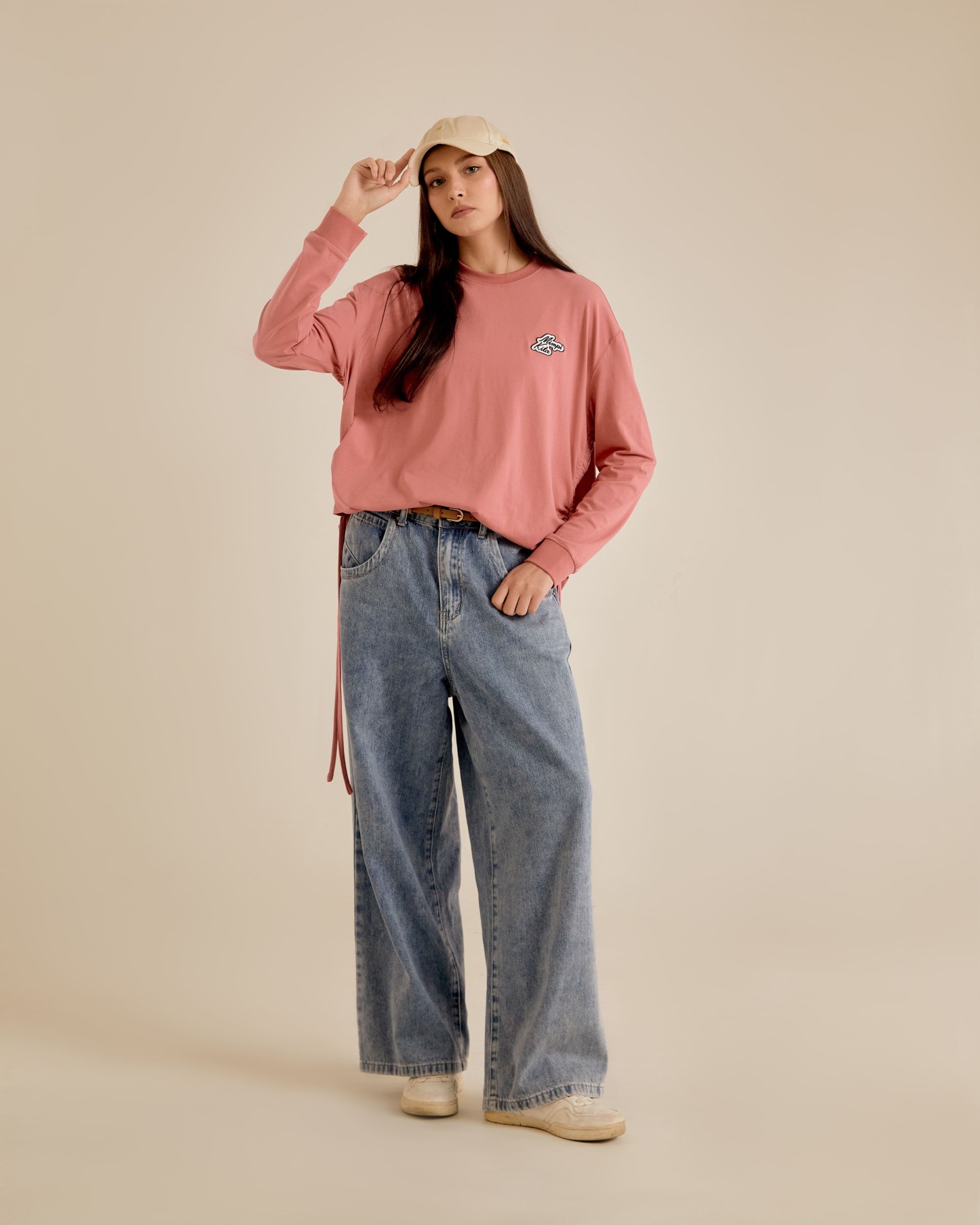 Lola Dusty Pink Long Sleeve T-Shirt