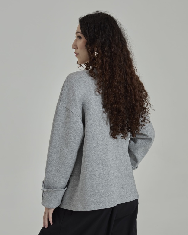 Donna Grey Monogram Structured Jacket