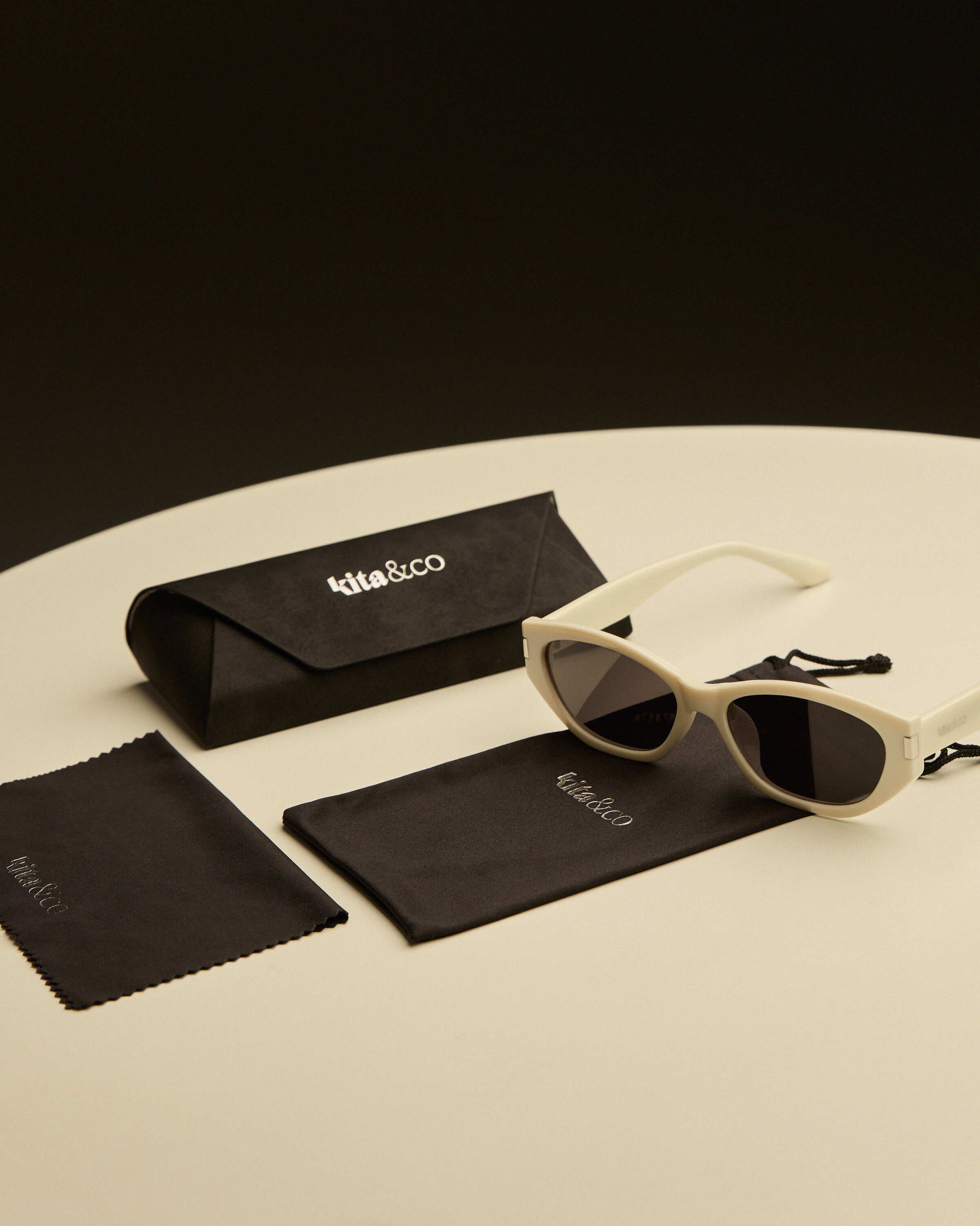 White Square Sunglasses