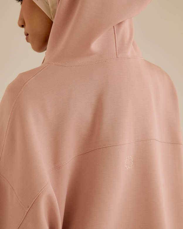 Neena Dusty Pink Hoodie Jumper