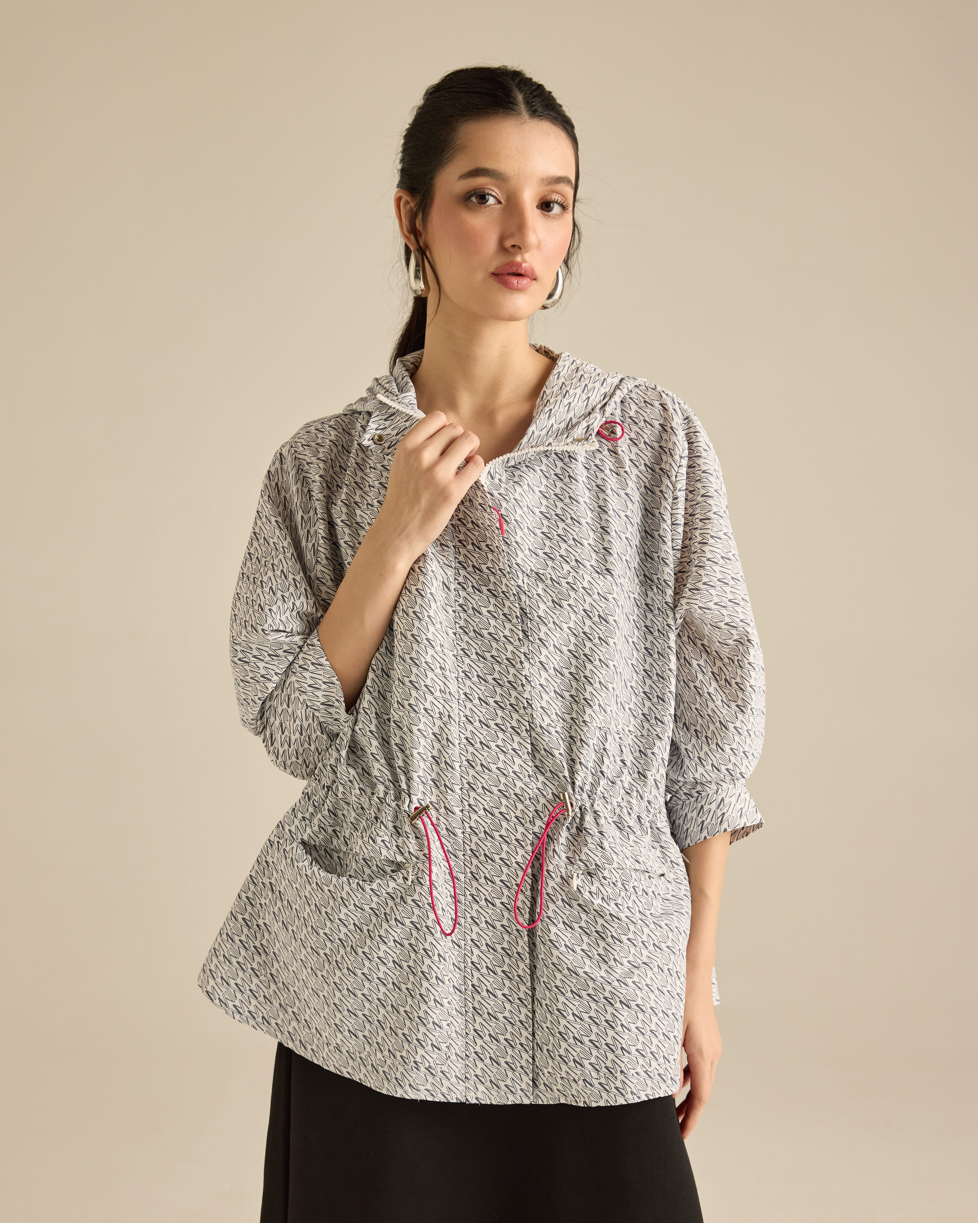 Misha Printed Parka Jacket