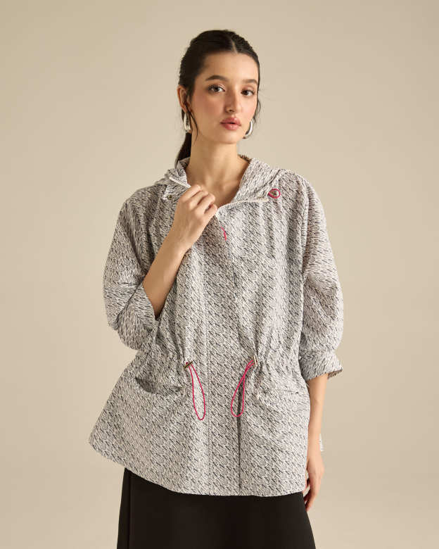 Misha Printed Parka Jacket