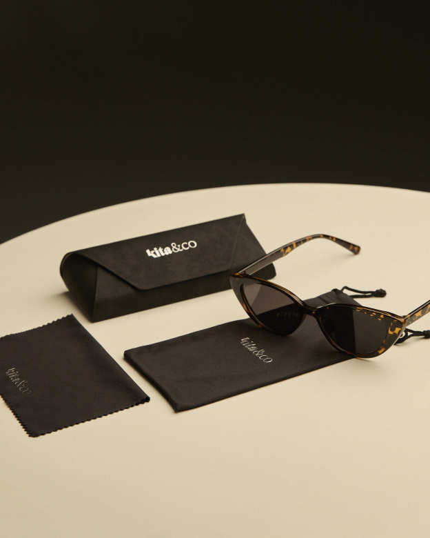 Leopard Cat-Eye Sunglasses