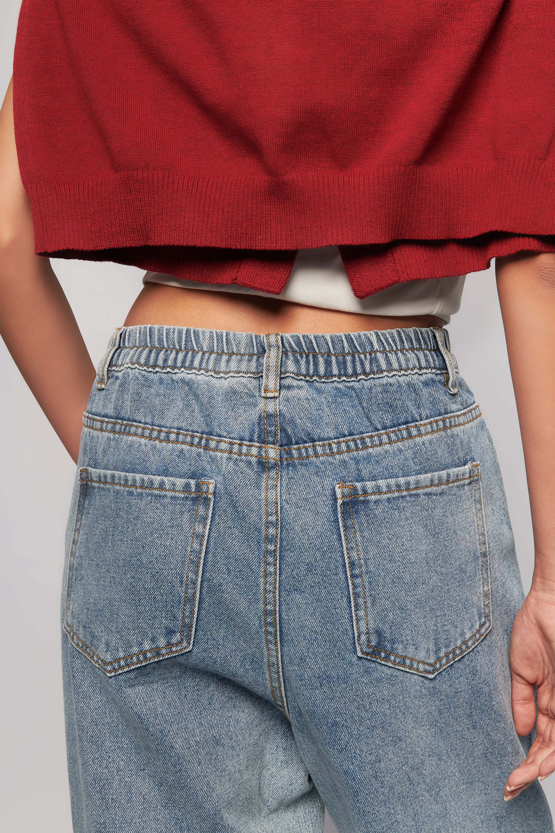 Madre Acid Wash Blue Jeans