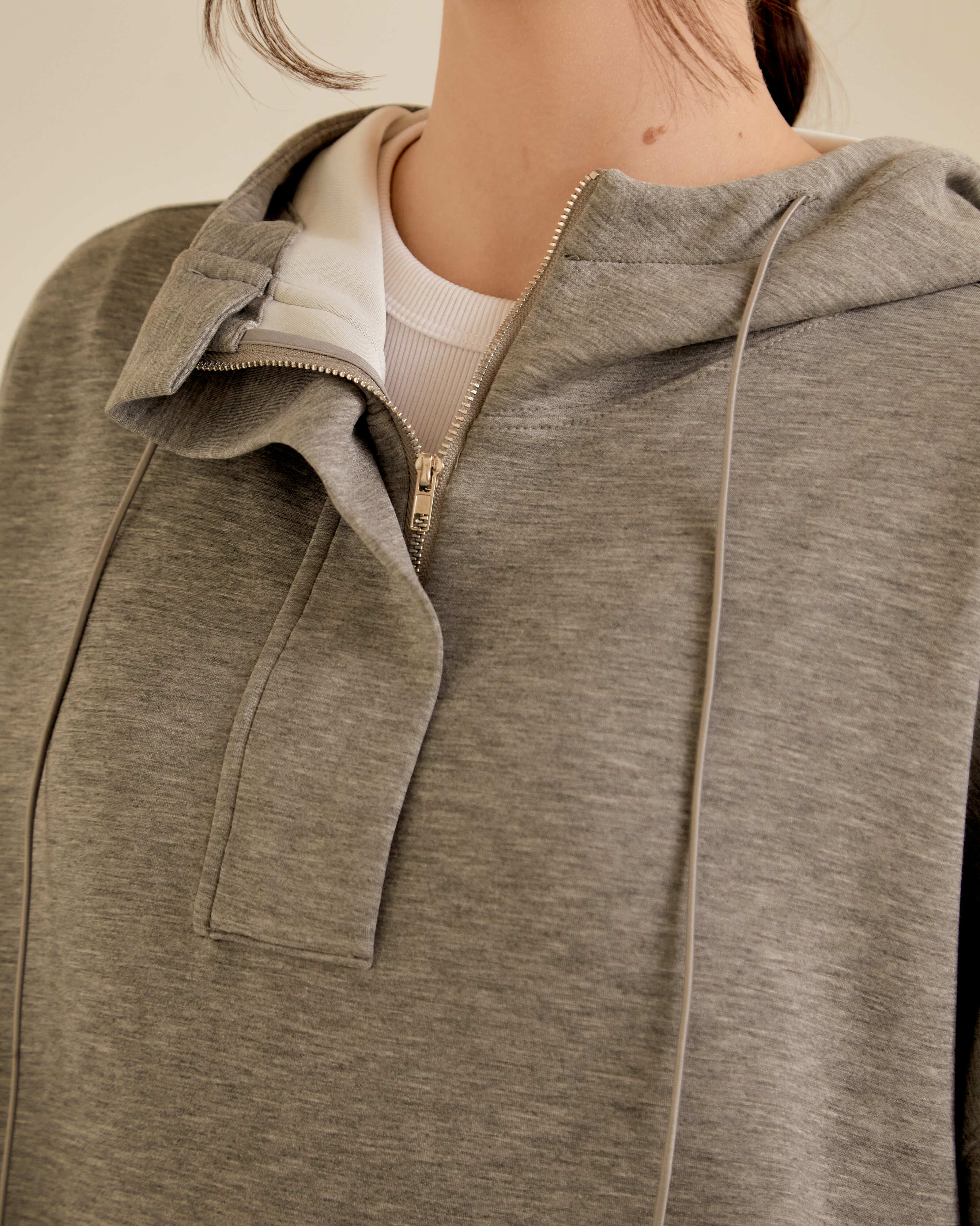 Neena Grey Hoodie Jumper