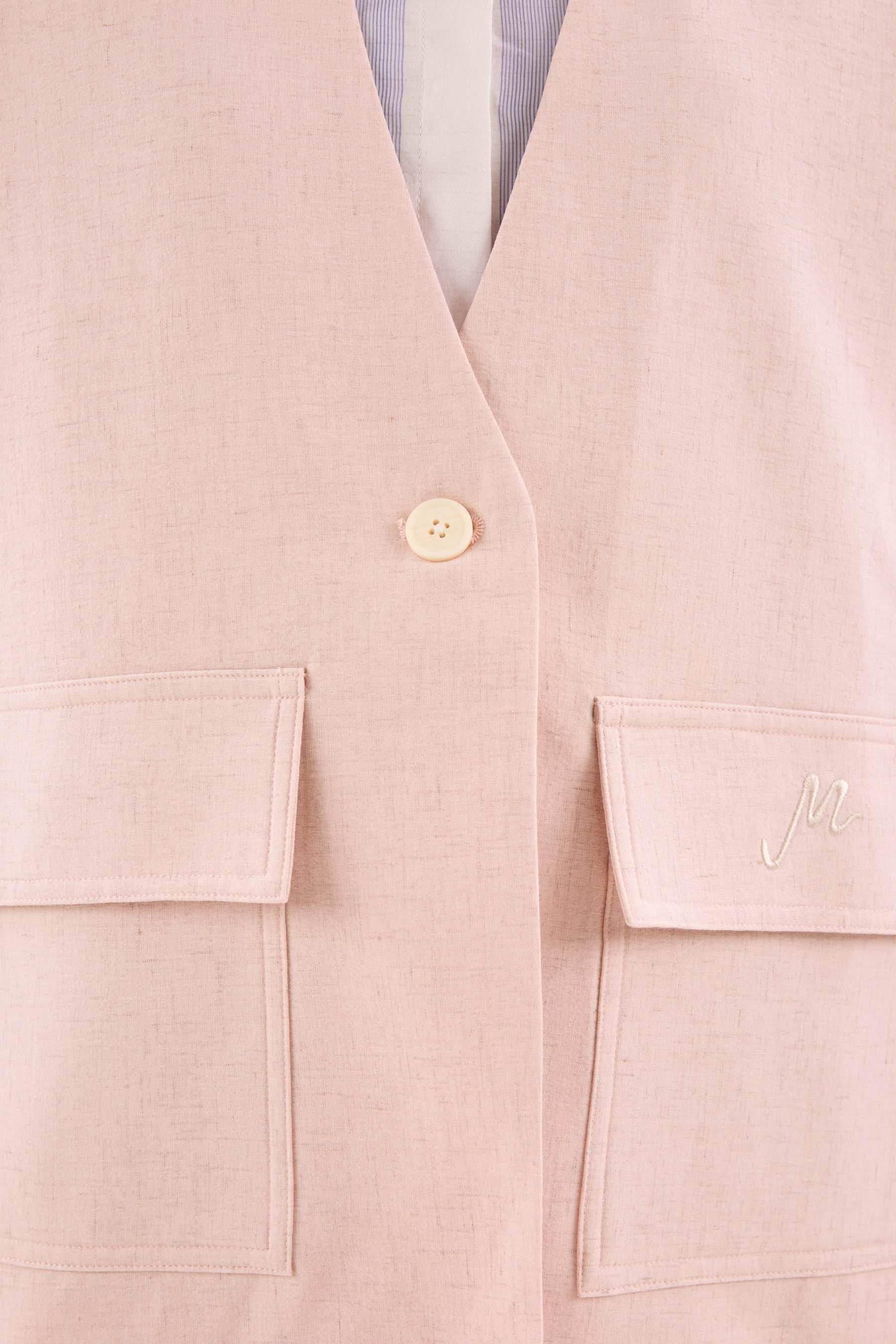Nelly Pink Structured Vest